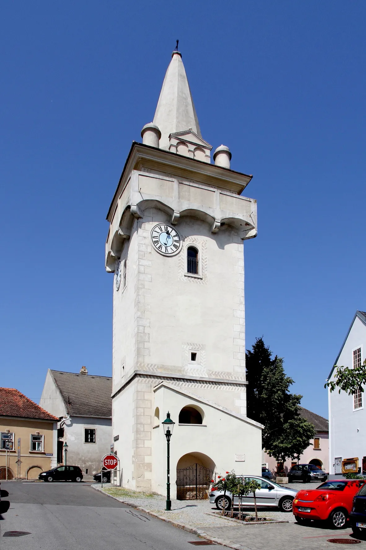 Photo showing: Wehrturm in der burgenländischen Marktgemeinde Breitenbrunn am Neusiedler See.