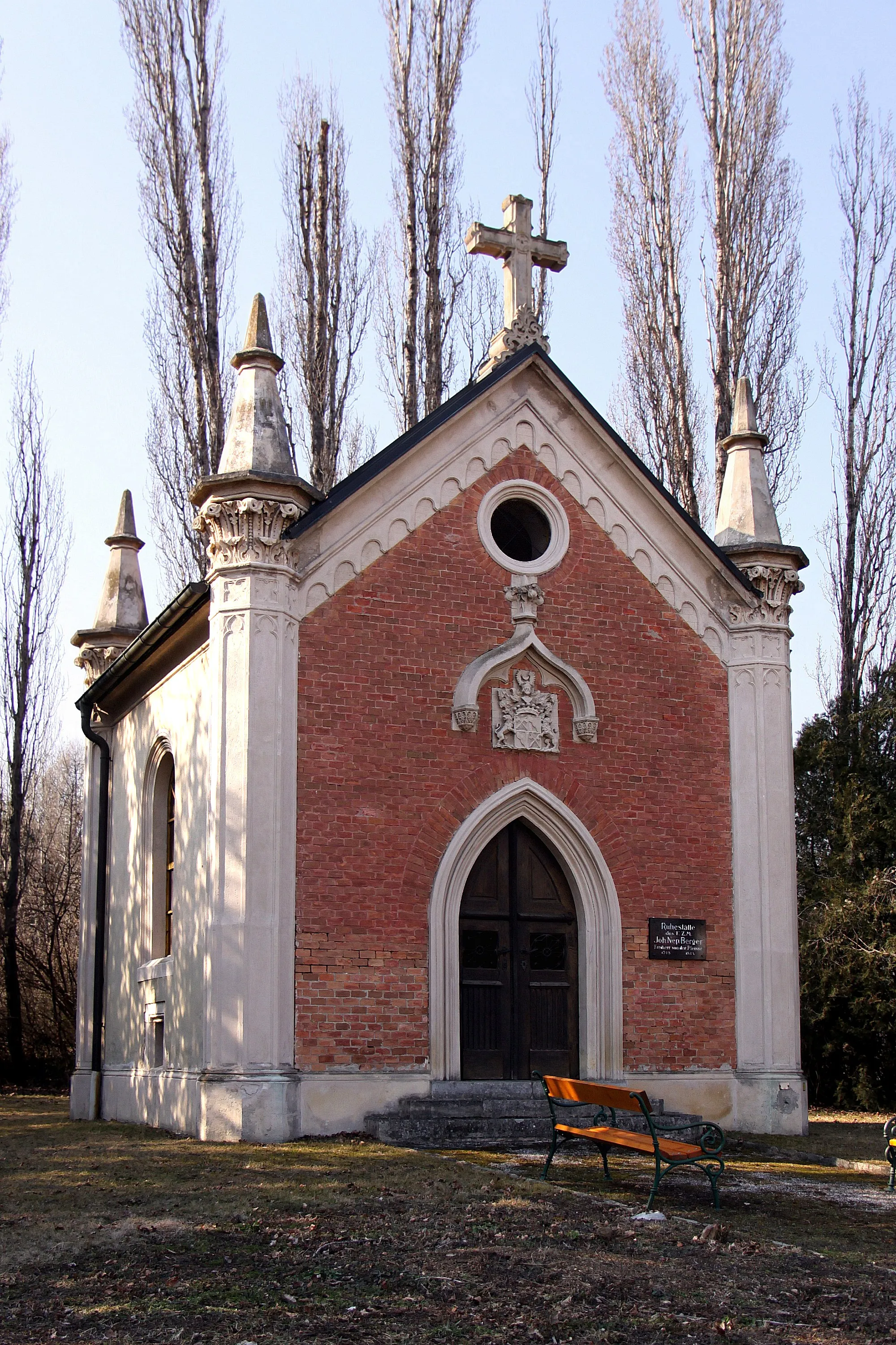 Photo showing: Johann Nepomuk Bergerchapel - Mattersburg.