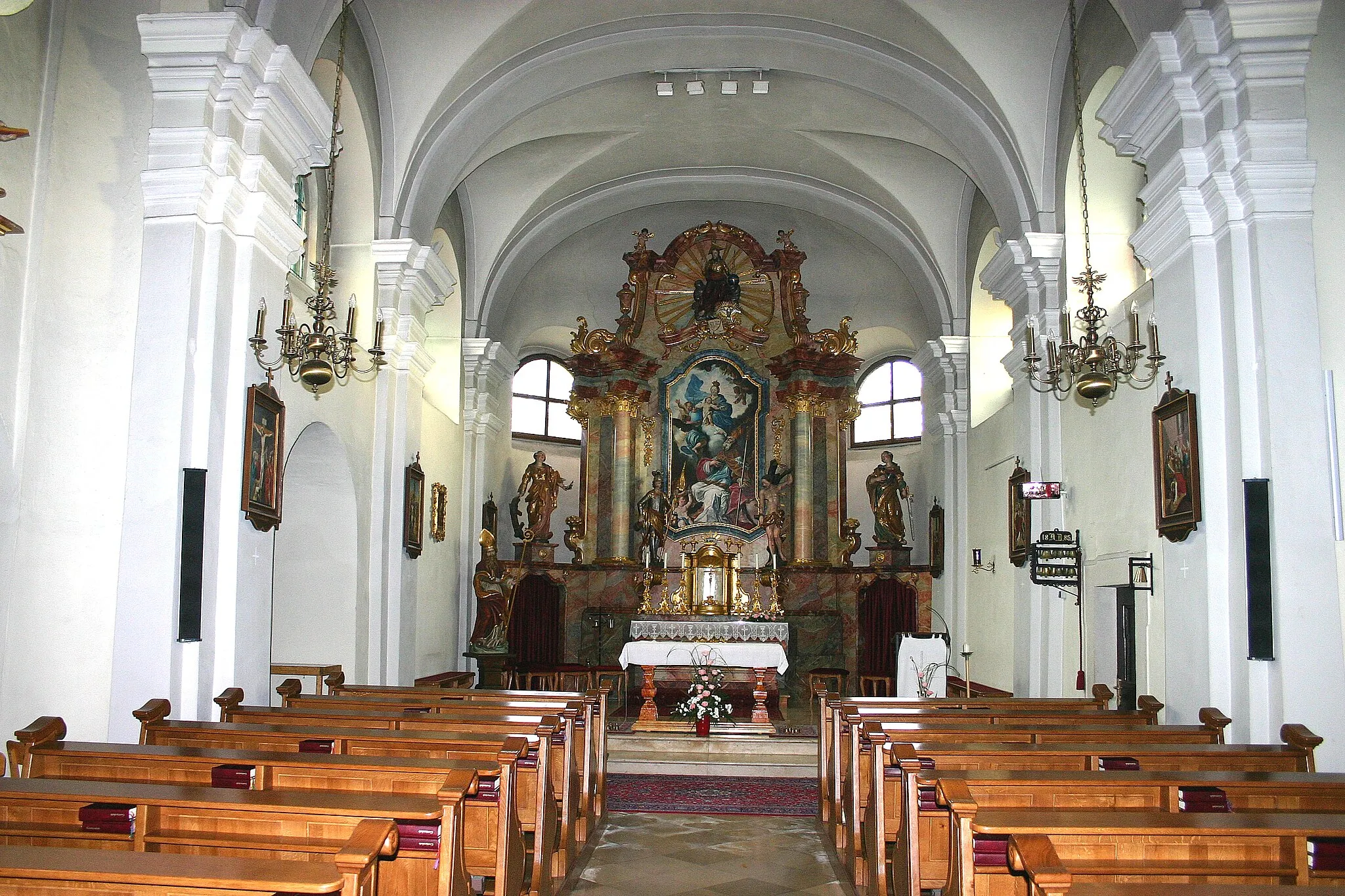 Photo showing: Pöttsching römisch-katholische Pfarrkirche Innenansicht