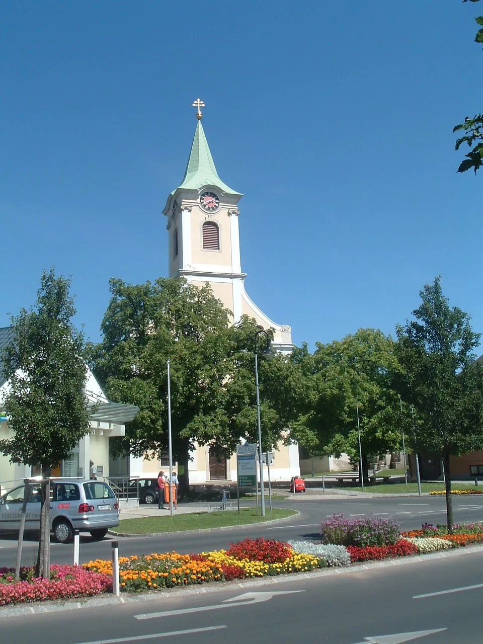 Photo showing: Church in Weiden am See, Austria
