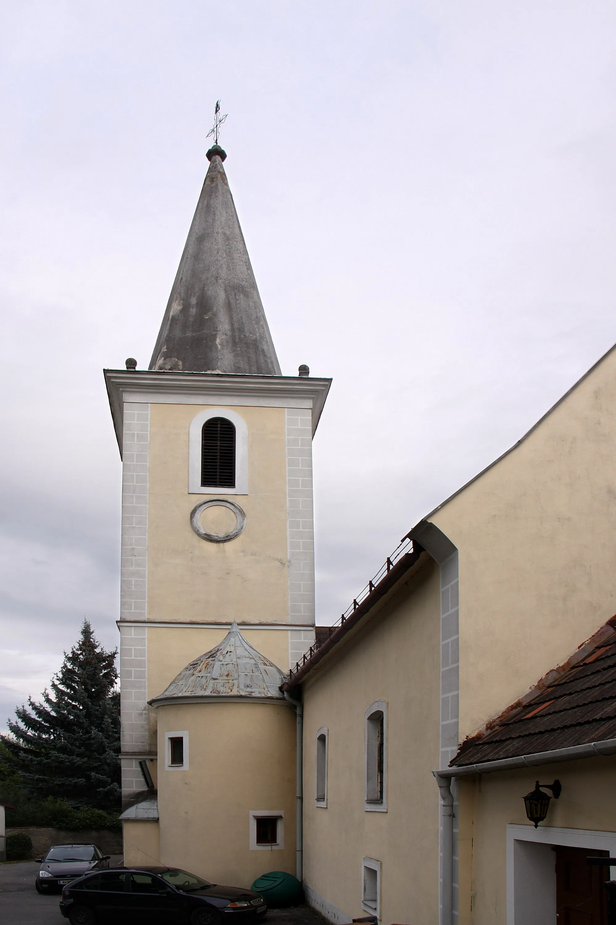 Photo showing: Former parish church - Wiesen (Burgenland)