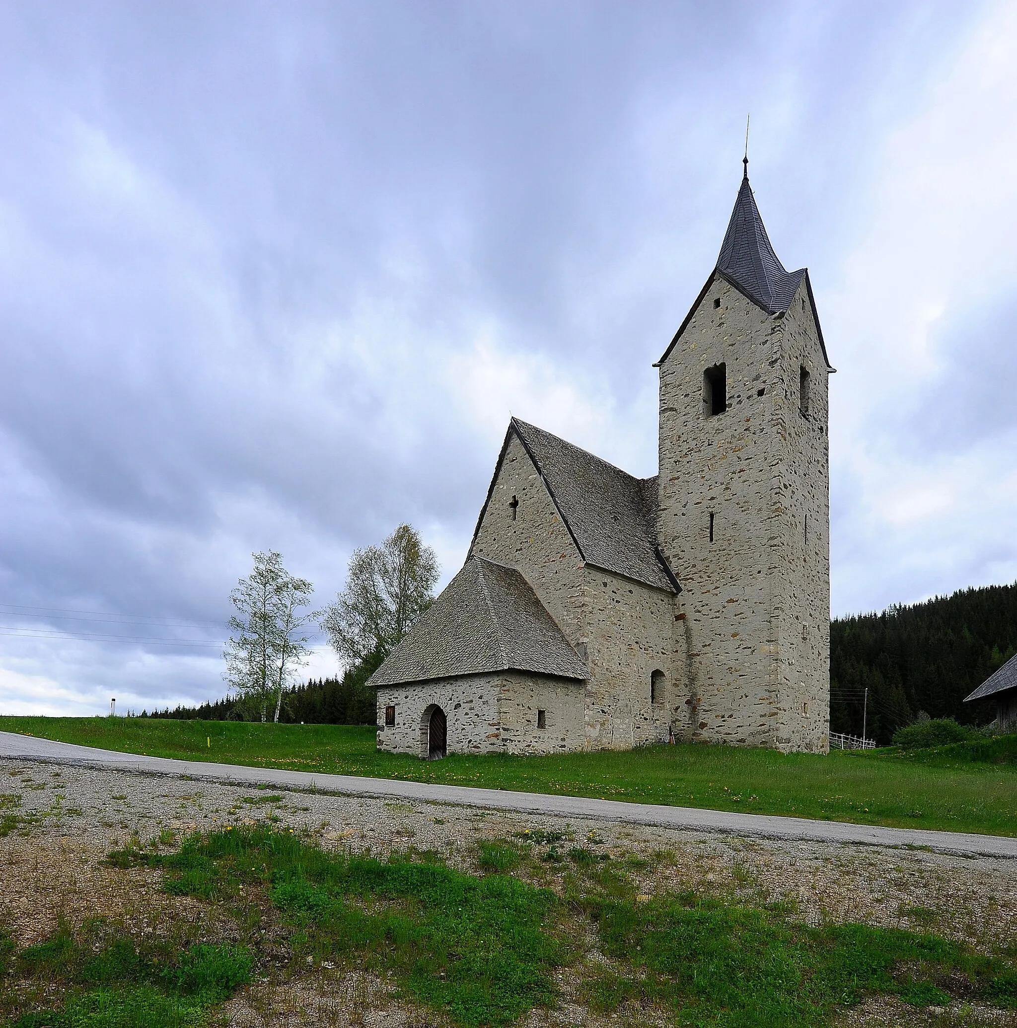 Photo showing: Subsidiary church Saint Andrew in Gretschitz on Johannserberg, market town Brückl, district Sankt Veit an der Glan, Carinthia, Austria, EU