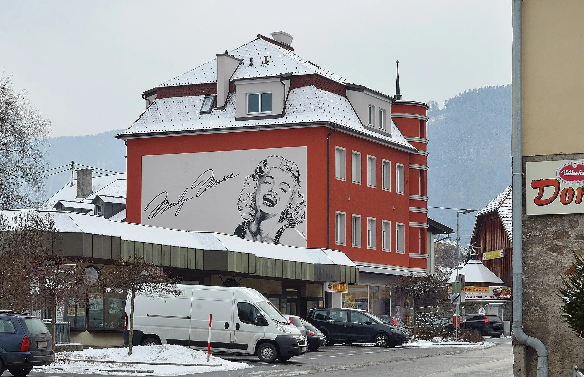 Photo showing: Villacher Straße 120, Feistritz an der Drau, municipality of Paternion, Carinthia.