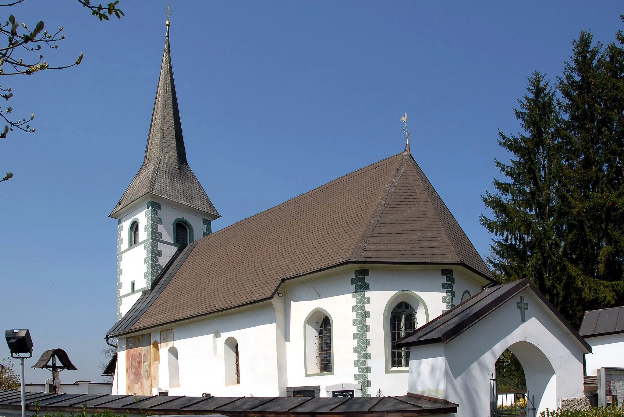 Photo showing: Subsidiary church Saint Margaretha in the 15th district "Hoertendorf" of Carinthia`s capital Klagenfurt, Carinthia, Austria