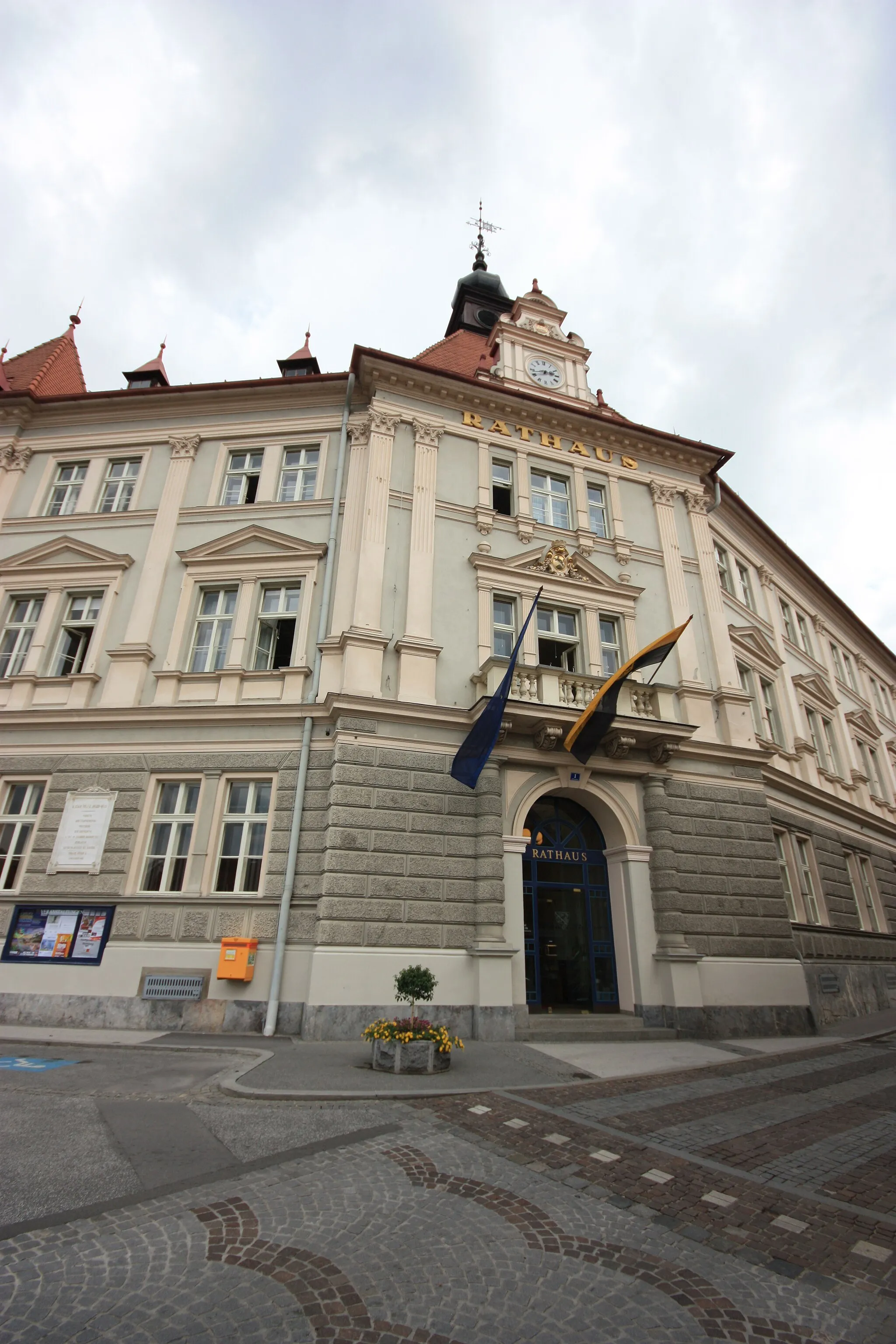 Photo showing: Town-hall in Wolfberg, Carinthia