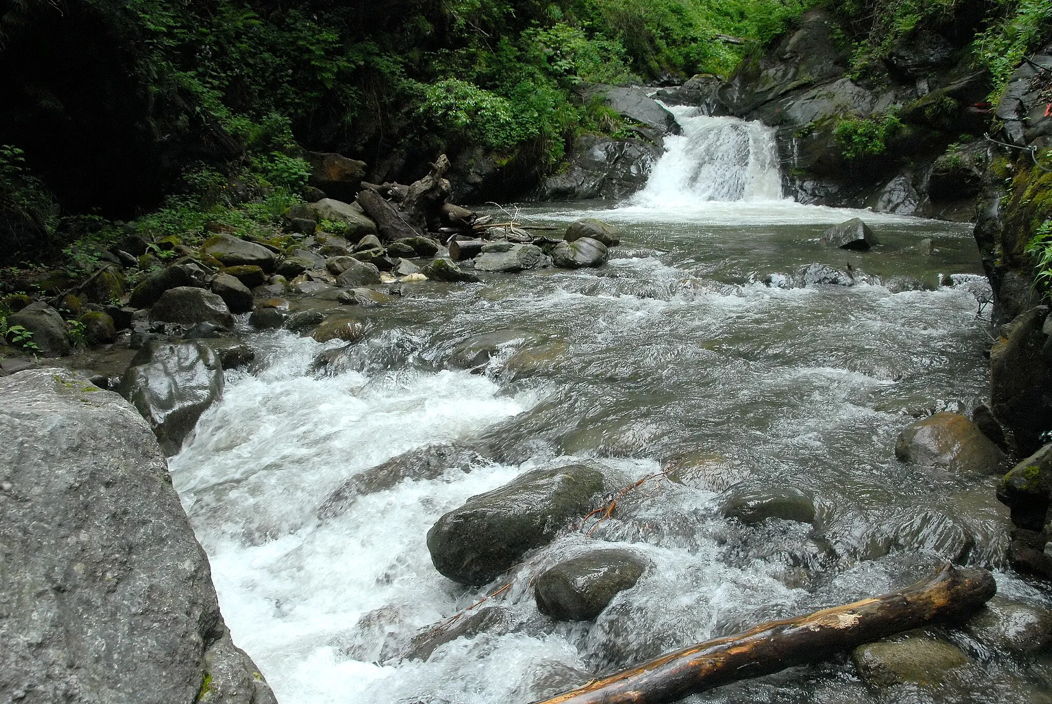 Photo showing: Kaning brook at Radenthein, district Spittal an der Drau, Carinthia, Austria