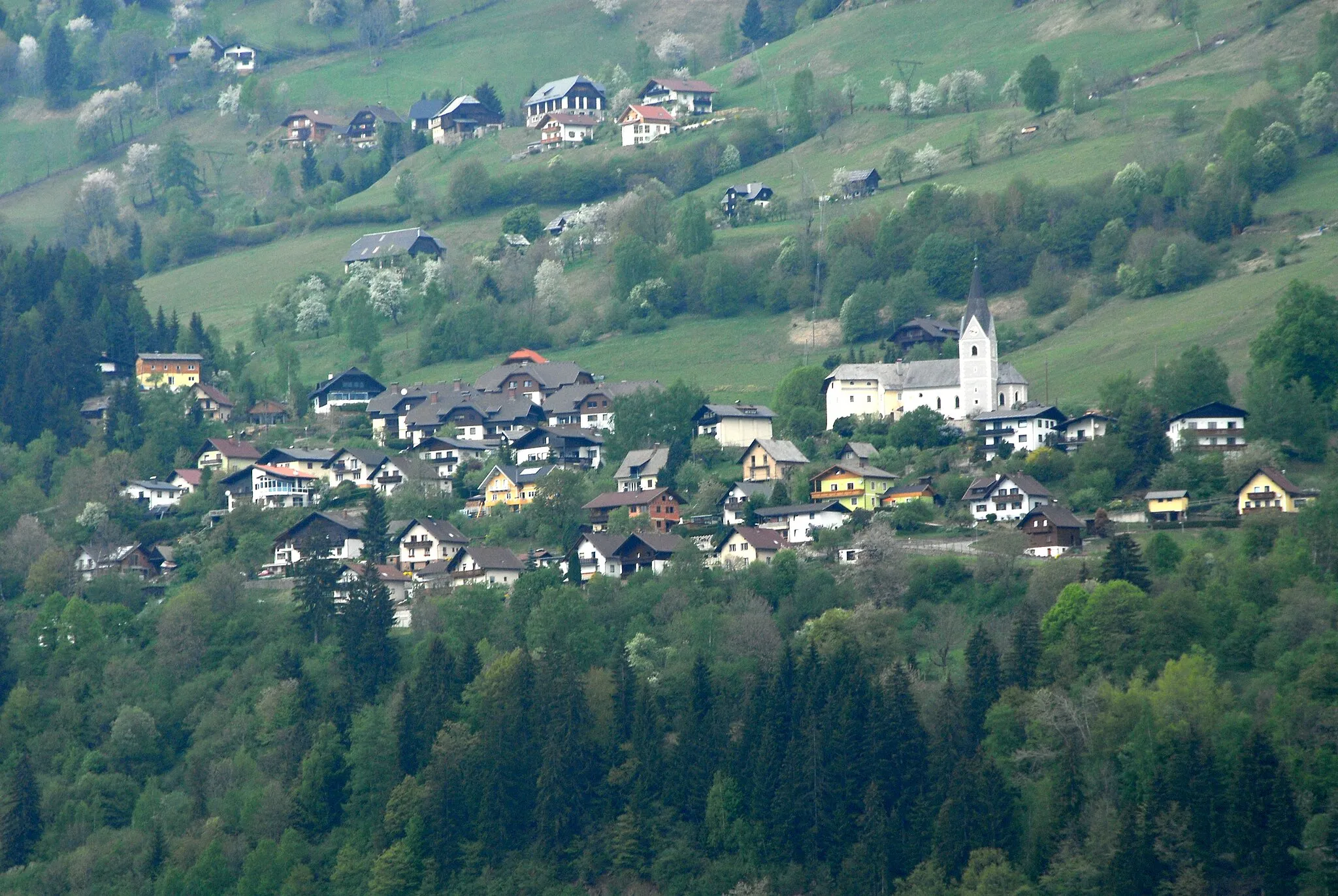 Photo showing: Locality Saint Peter in the community Radenthein, Carinthia, Austria.