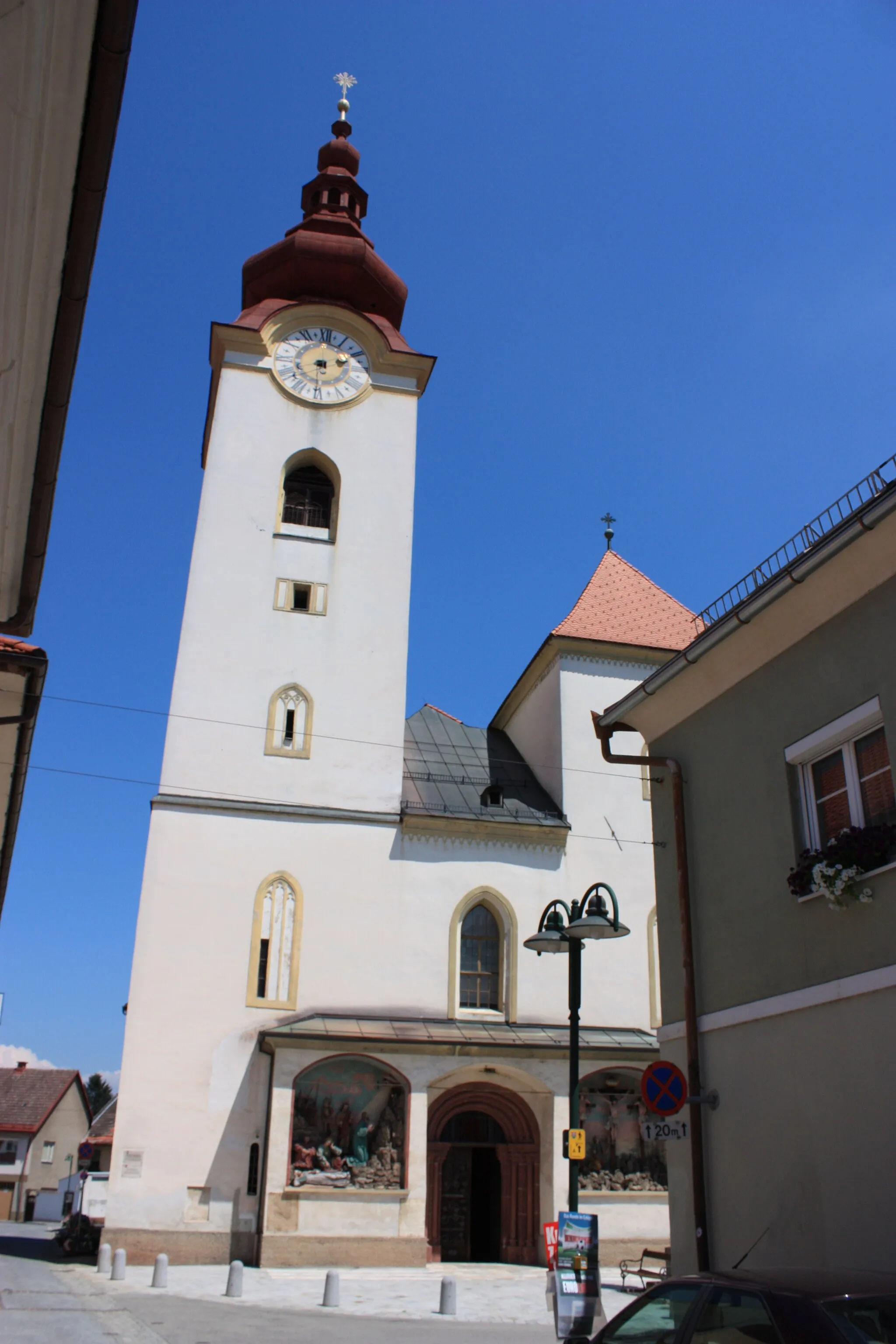 Photo showing: Parish church "Maria Magdalena"
Street:Kirchengasse
Community:Völkermarkt