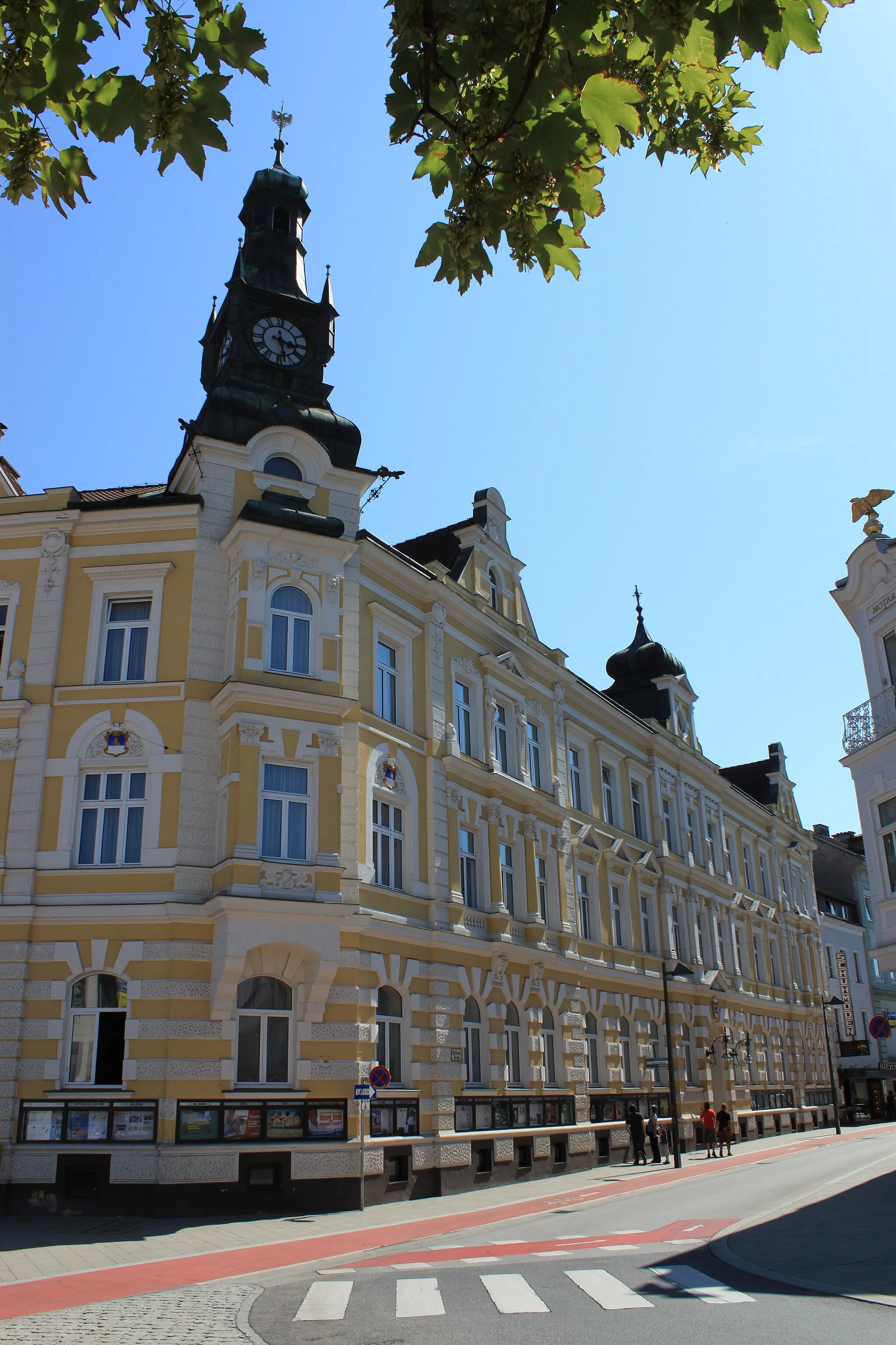 Photo showing: Amstettner Rathaus, Rathausstraße 1, 3300 Amstetten