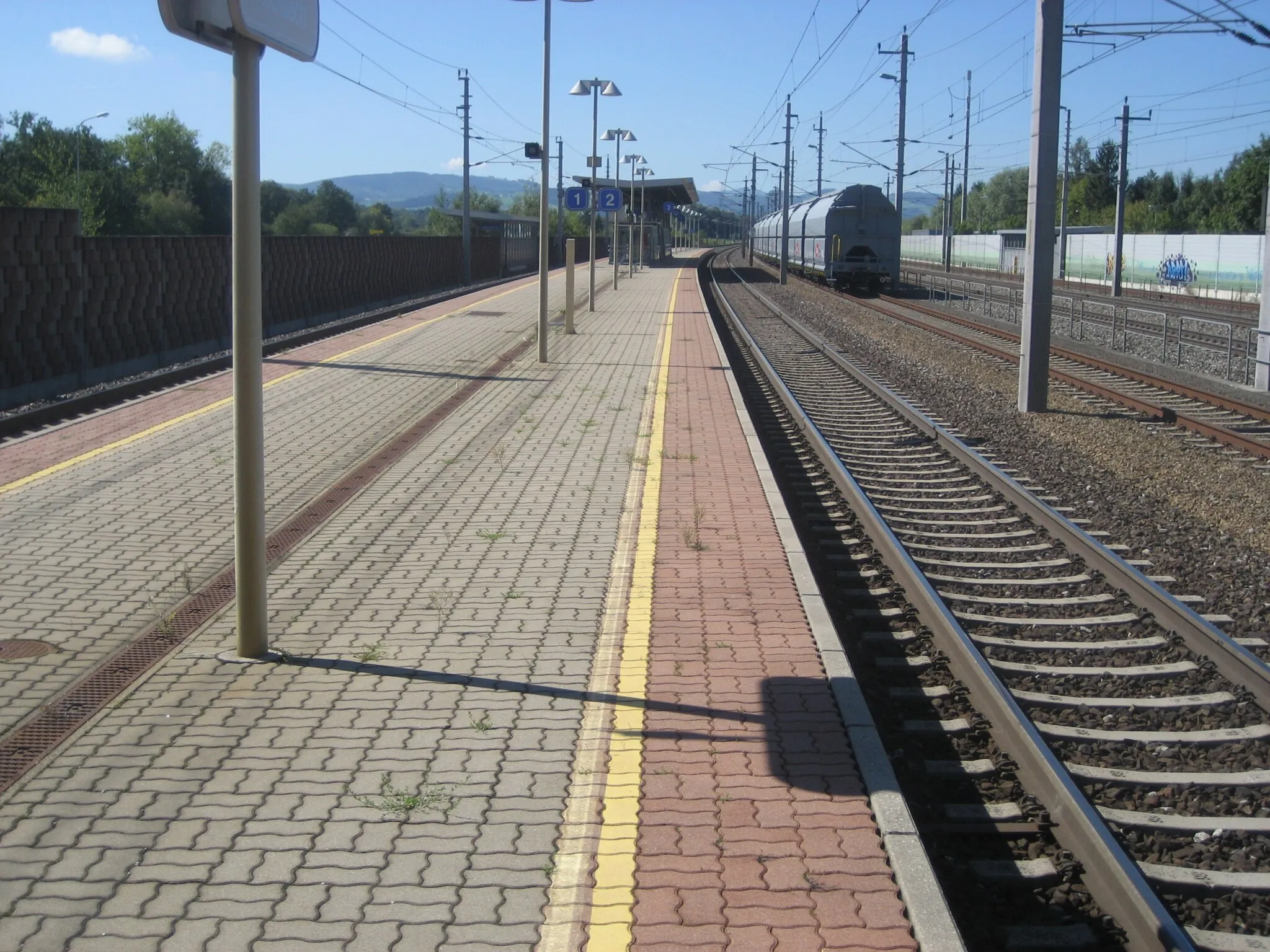 Photo showing: Aschbach train station in Lower Austria