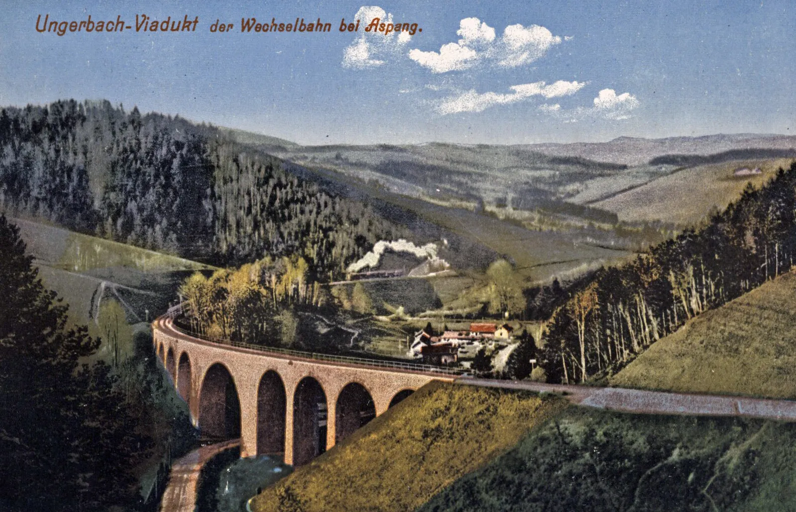 Photo showing: Ungarbachviadukt der Wechselbahn in Aspang