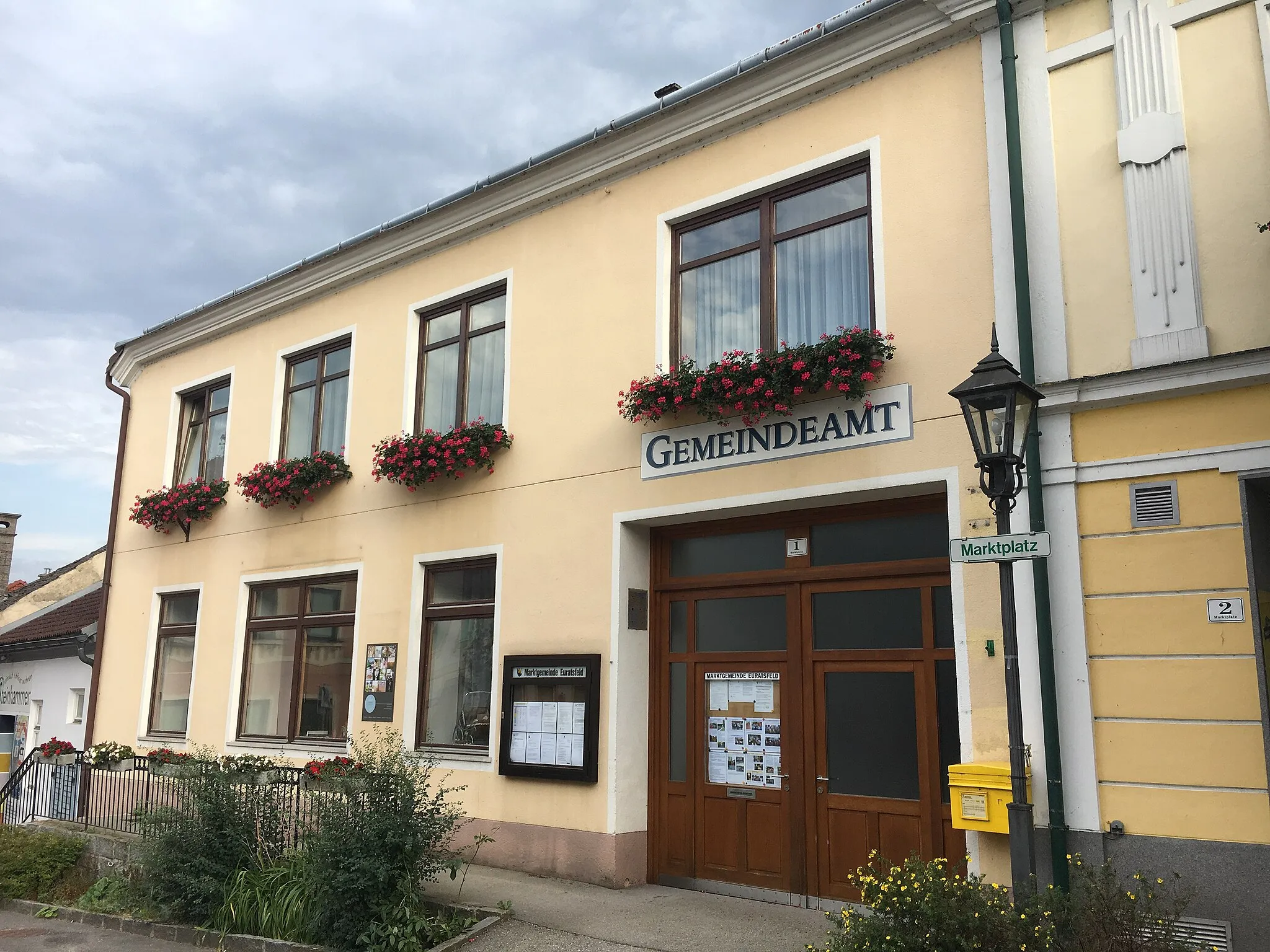 Photo showing: Gemeindeamt Euratsfeld