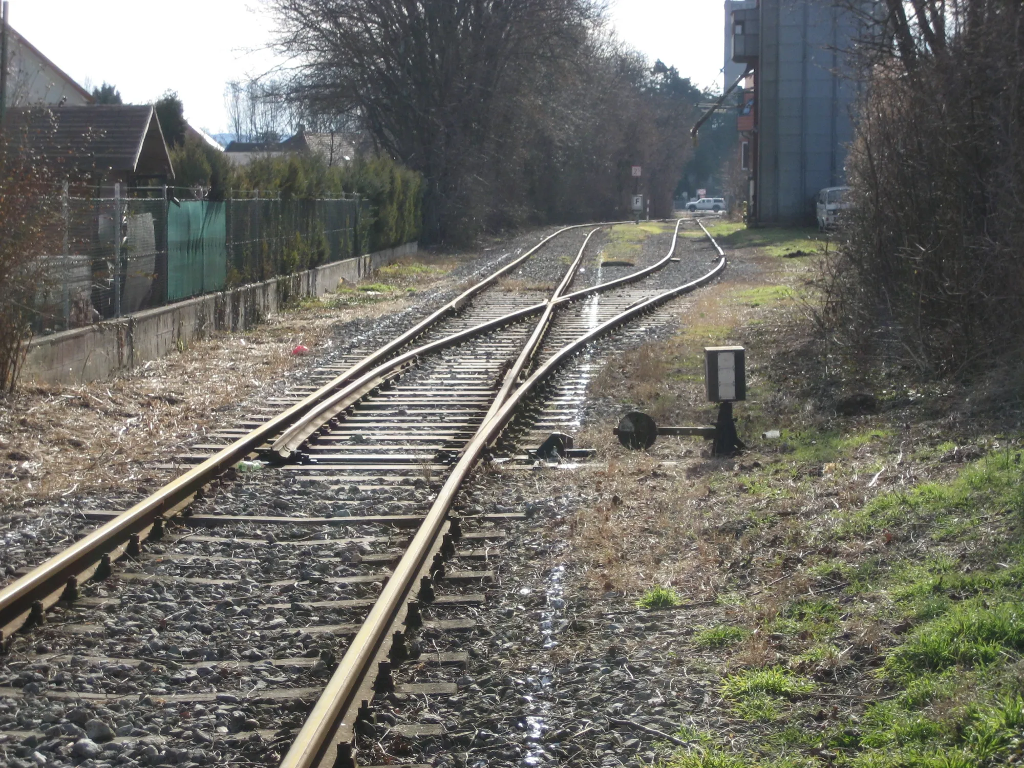 Photo showing: Götzendorf Lokalbahn train station in Lower Austria