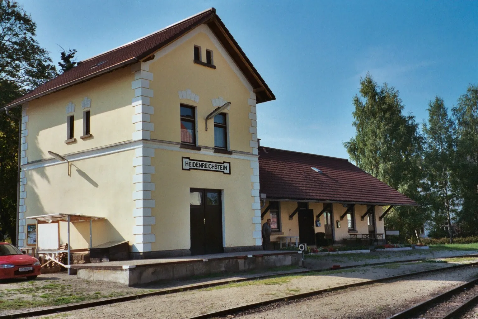 Photo showing: Railway station Heidenreichstein in Austria