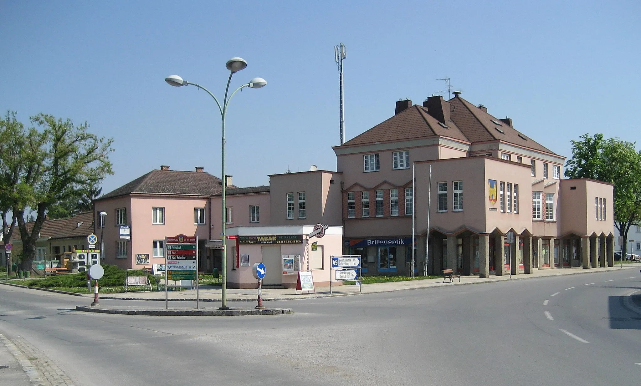 Photo showing: Ds Rathaus in Hohenau an der March in Niederösterreich