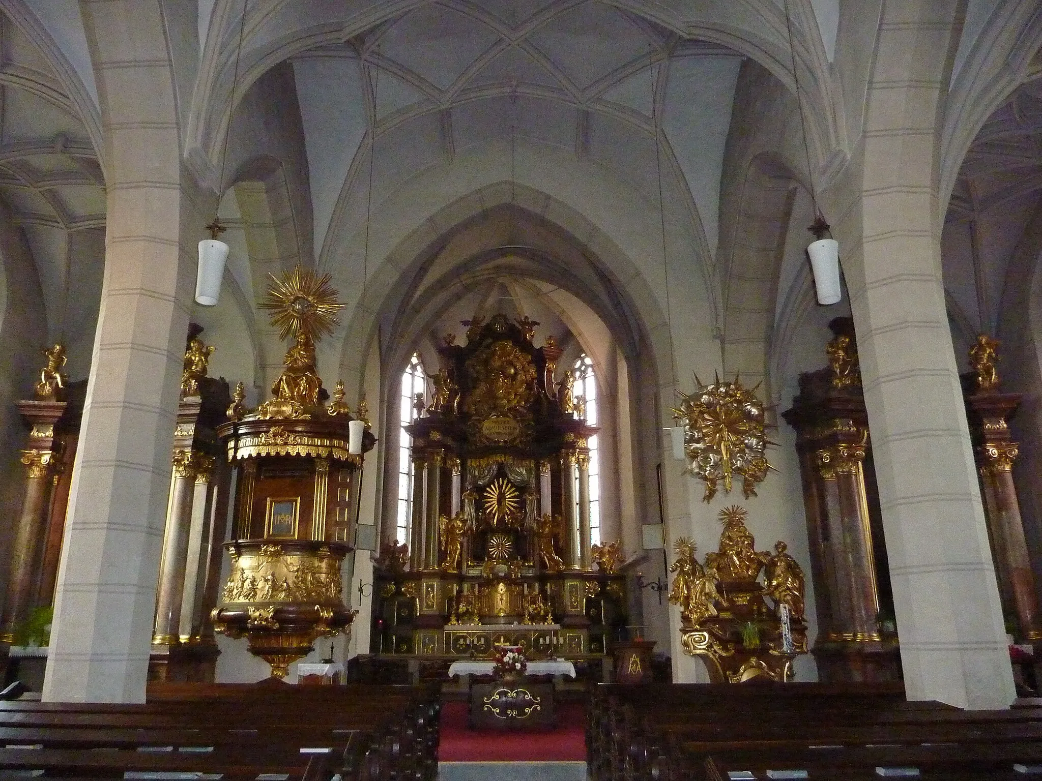 Photo showing: Kath. Pfarrkirche Mariae Himmelfahrt, Mank, Niederösterreich

This media shows the protected monument with the number 54881 in Austria. (Commons, de, Wikidata)