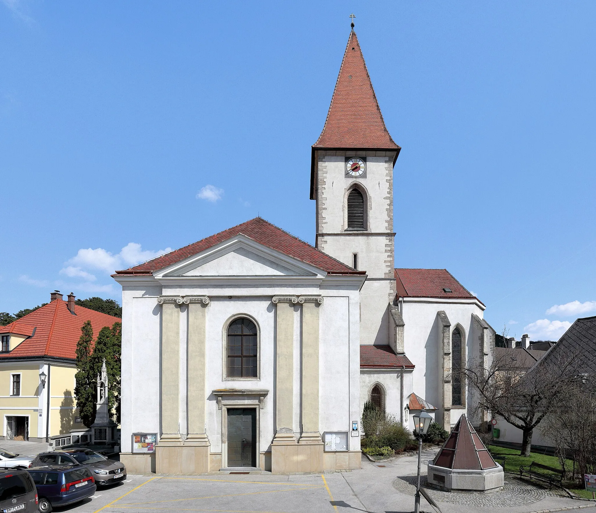 Photo showing: Die Pfarr- und Wallfahrtskirche Maria Trost in der niederösterreichischen Gemeinde Pottenstein.