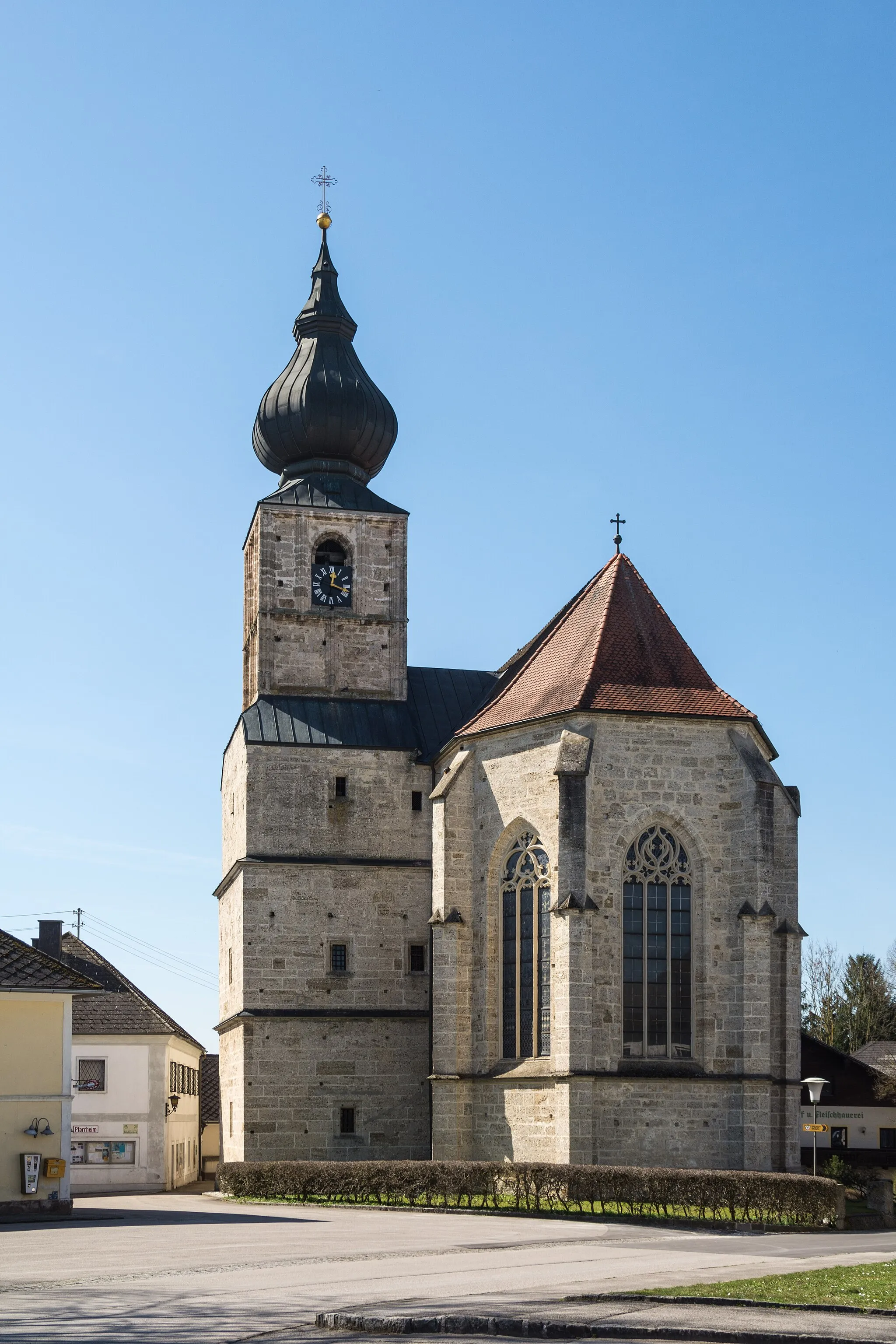 Photo showing: Kath. Pfarrkirche, Wallfahrtskirche Sieben Schmerzen Mariä