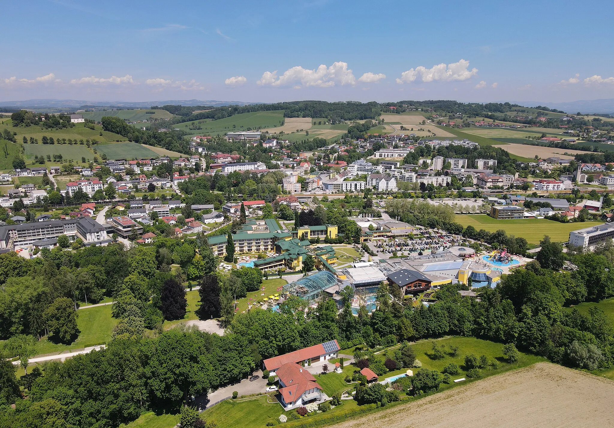 Photo showing: Aerial view of Bad Schallerbach