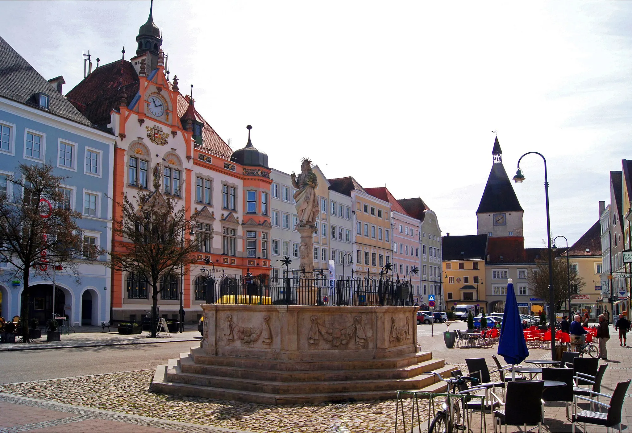 Photo showing: City Center Braunau am Inn