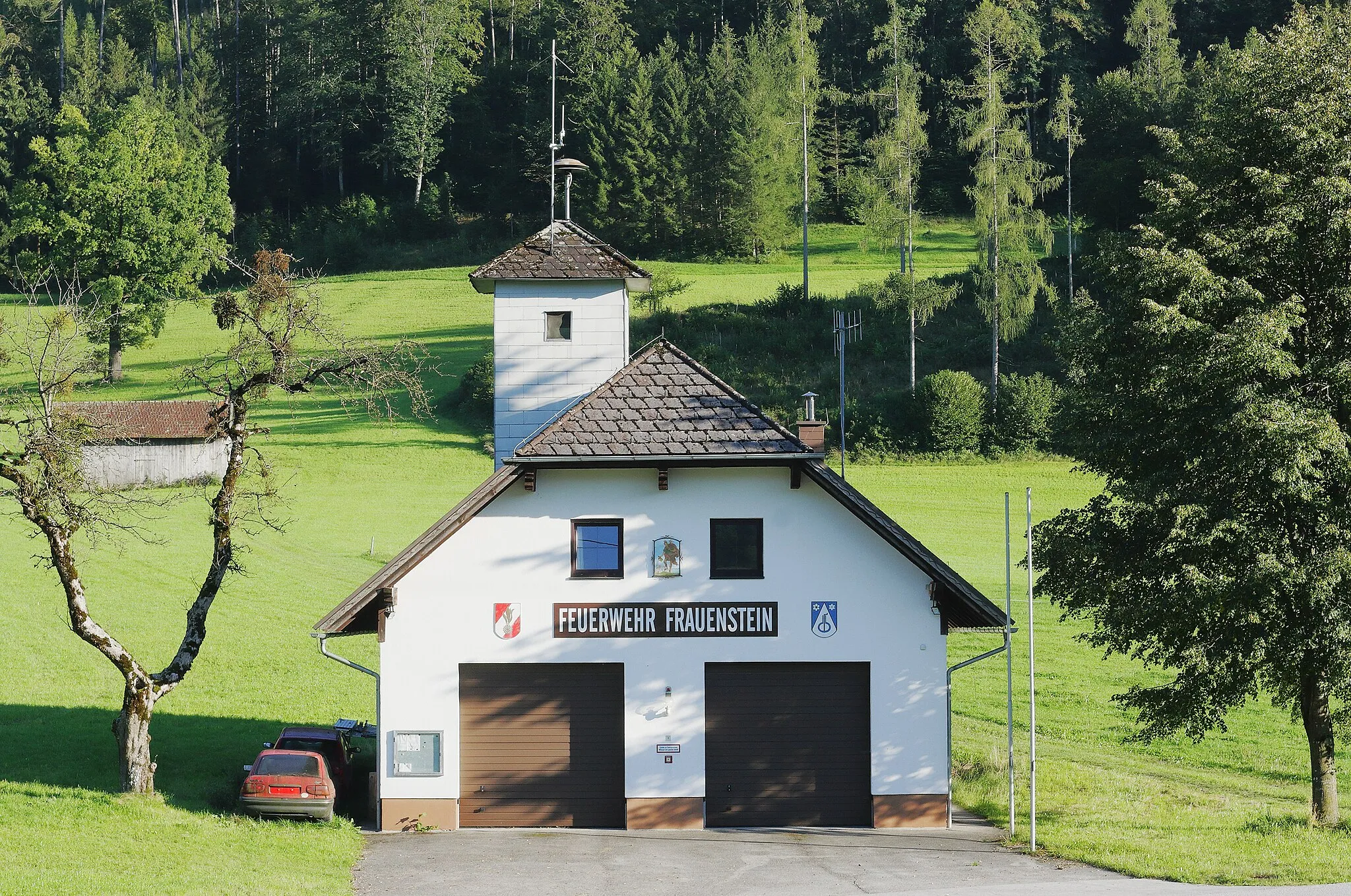 Photo showing: Feuerwehrhaus Frauenstein (Molln, Frauenstein 33)