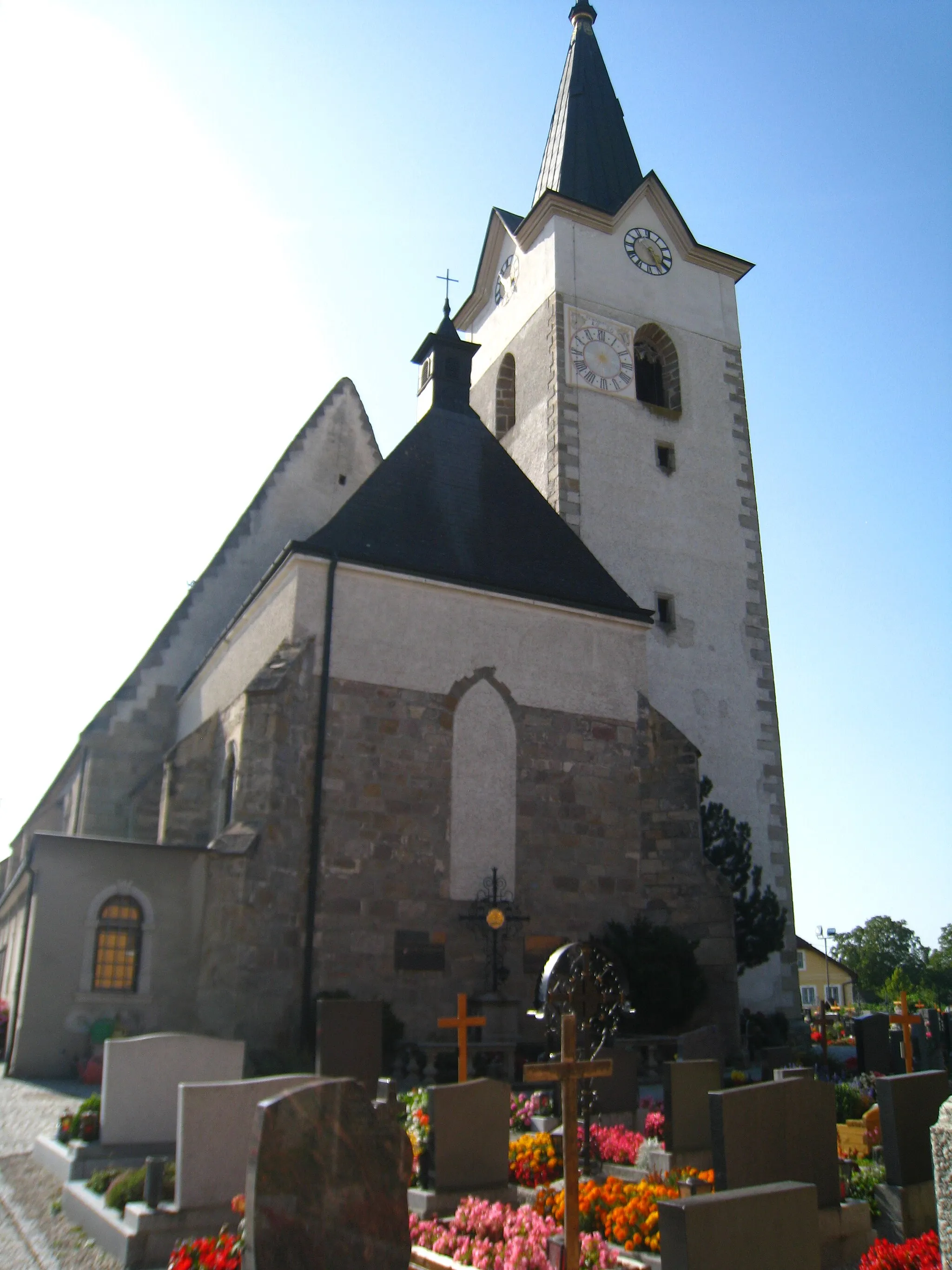 Photo showing: Church in Naarn im Machlande