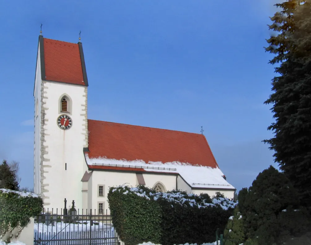 Photo showing: Pasching, gothic church, built ca. 1500