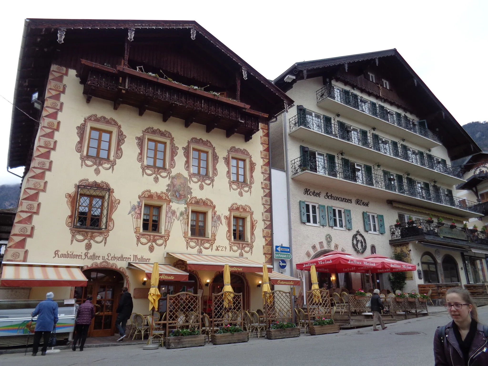 Photo showing: Saint Wolfgang im Salzkammergut, market town in Upper Austria, Austria - centre