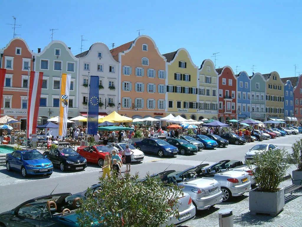 Photo showing: Marktplatz Schärding in Oberösterreich