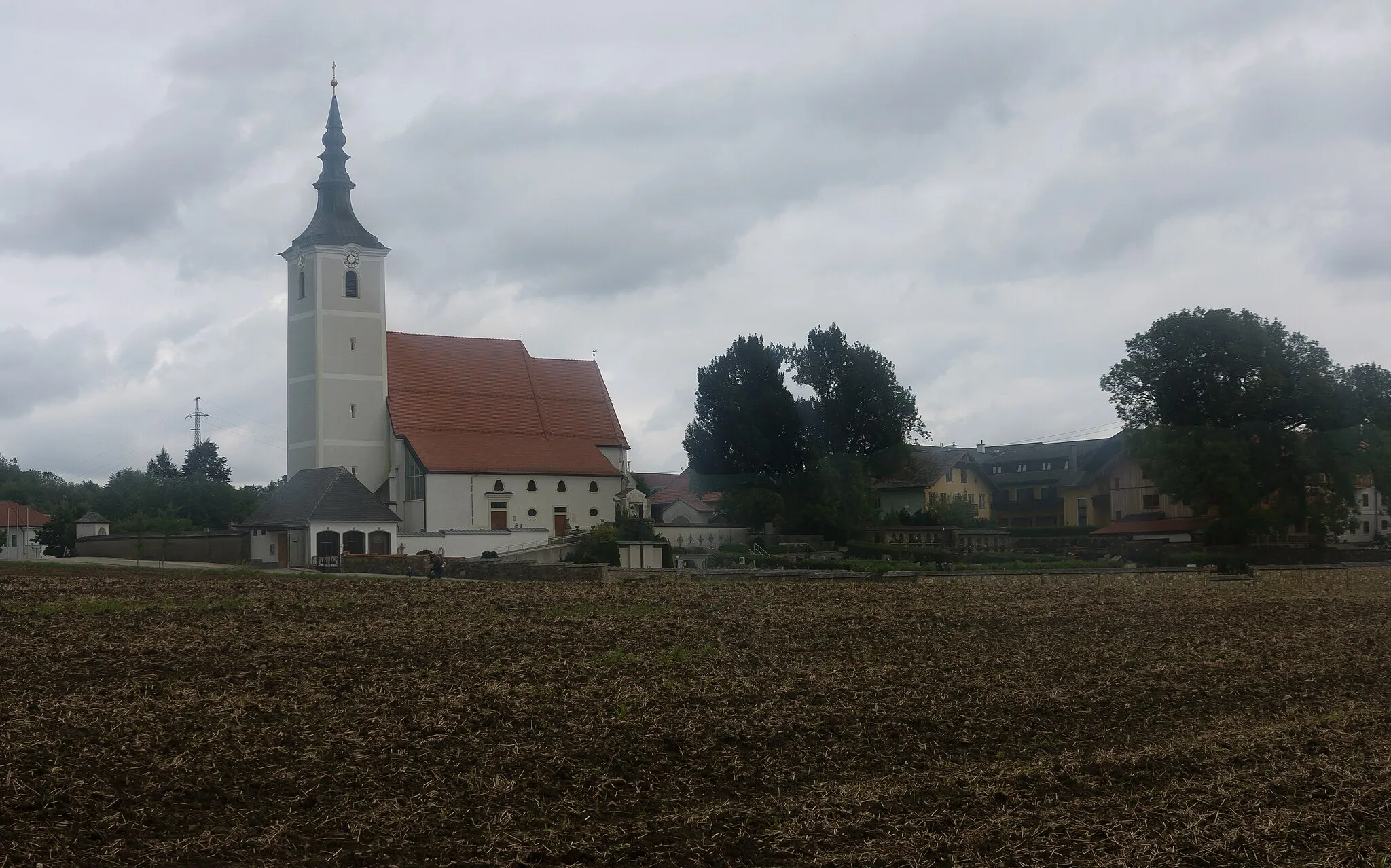 Photo showing: Seewalchen, church: Katholische Pfarrkirche heilige Jakobus