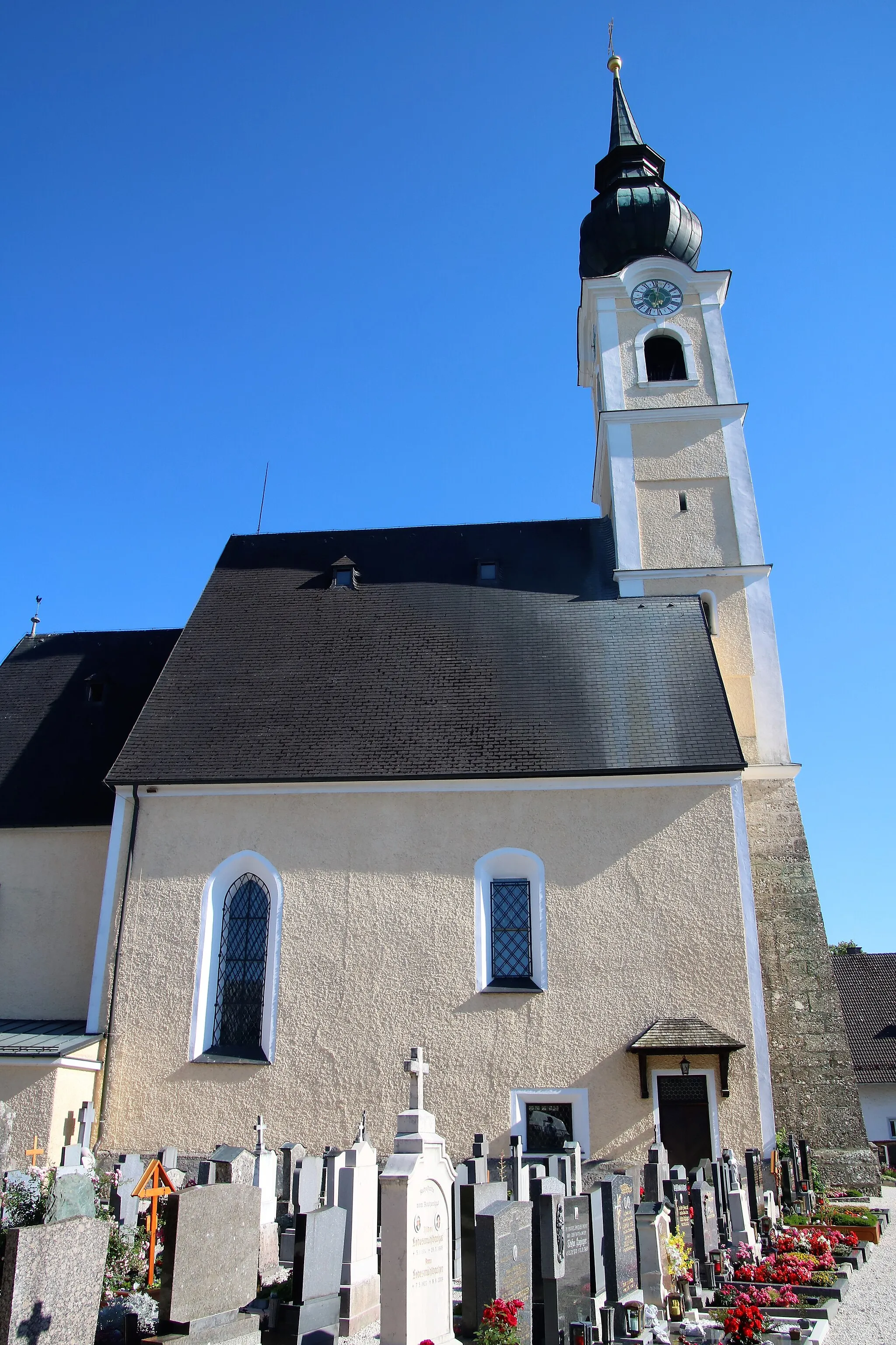 Photo showing: Parish church Anthering Salzburg state