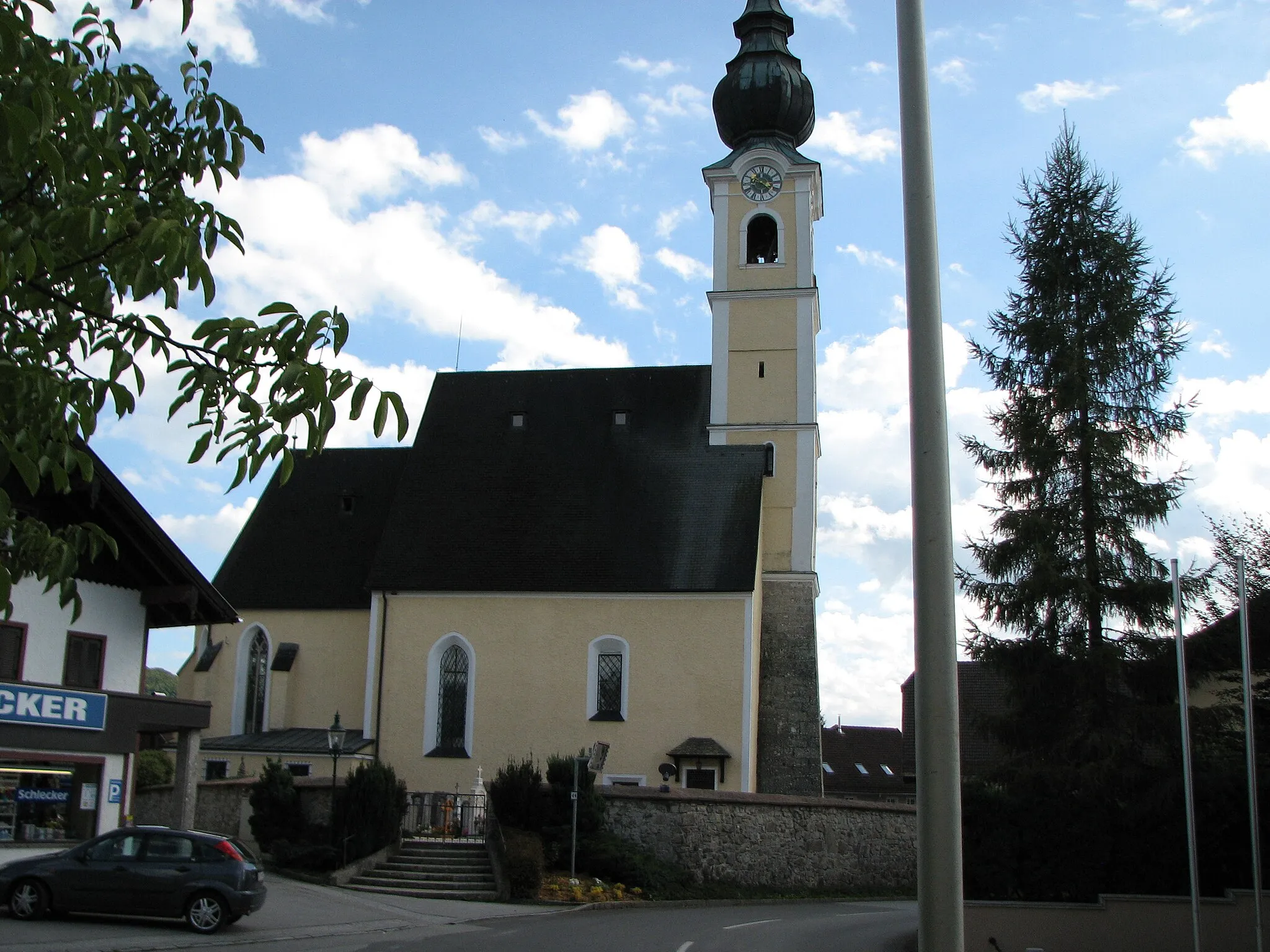 Photo showing: Kath. Pfarrkirche Mariae Himmelfahrt