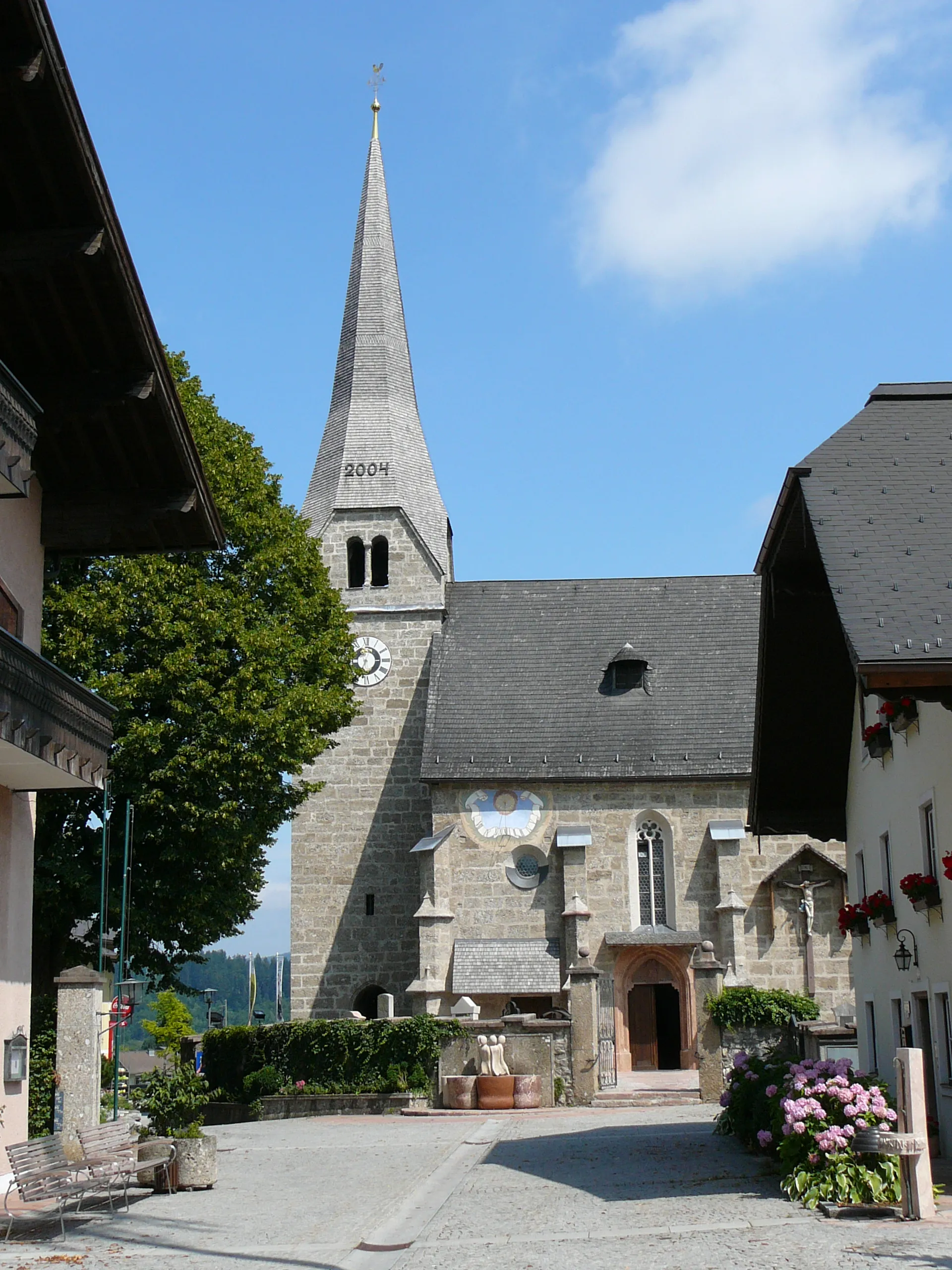 Photo showing: Parish church of Bad Vigaun, Austria