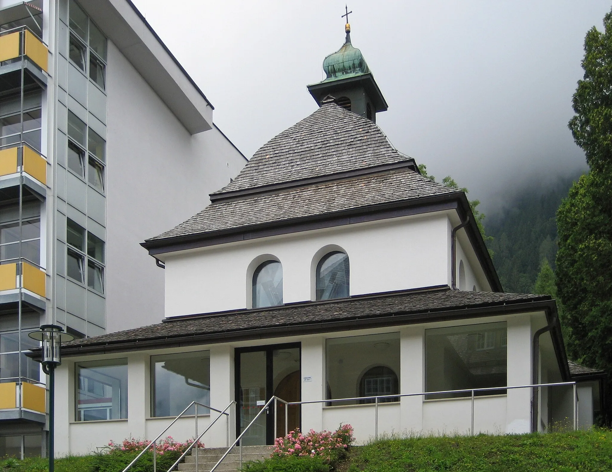 Photo showing: Kapelle der Lungenheilstätte hl. Kreuz in Sankt Veit im Pongau
