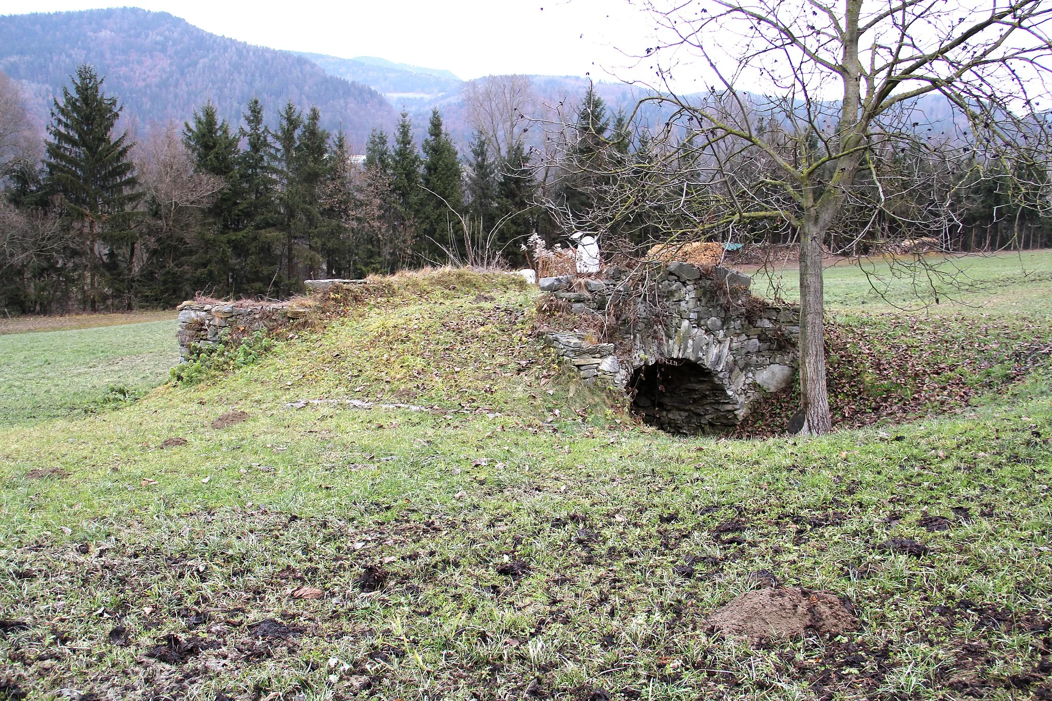 Photo showing: Römerbrücke in Adriach