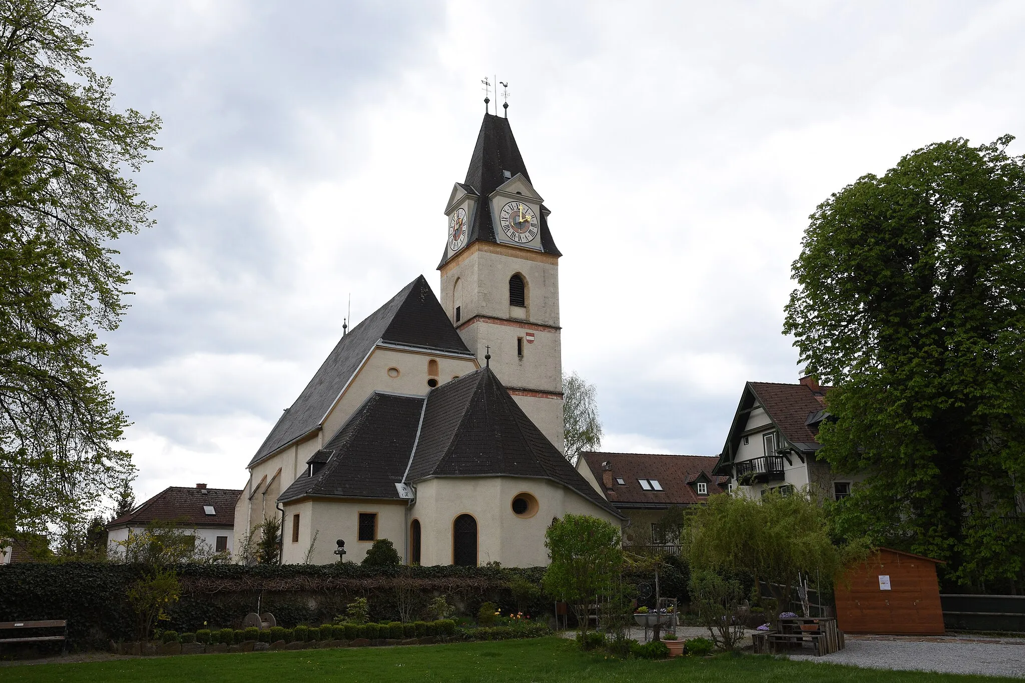Photo showing: Church Kath. Pfarrkirche hl. Andreas Langenwang