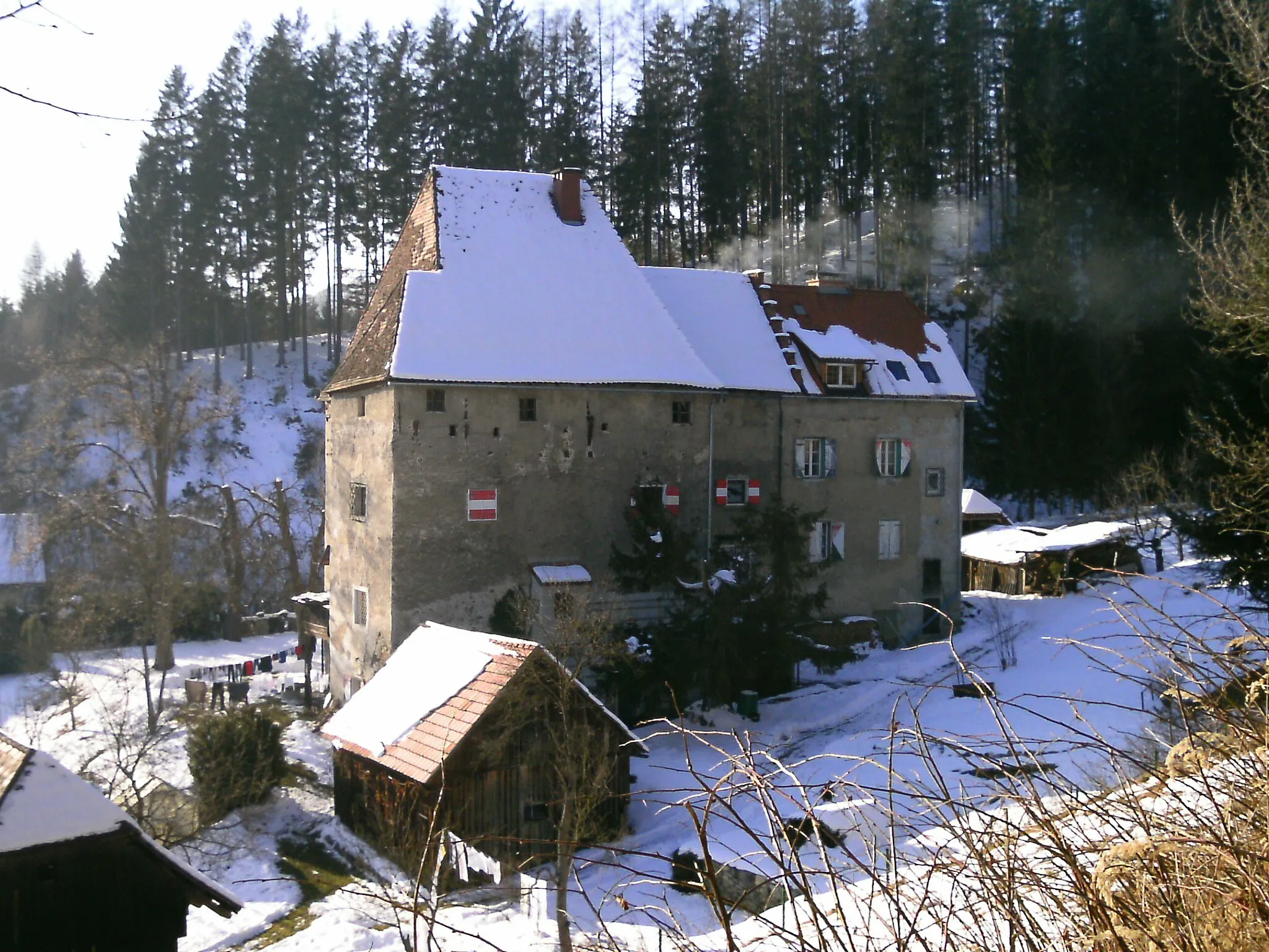 Photo showing: Schloss Hart am Harter Graben Kindberg/Österreich.