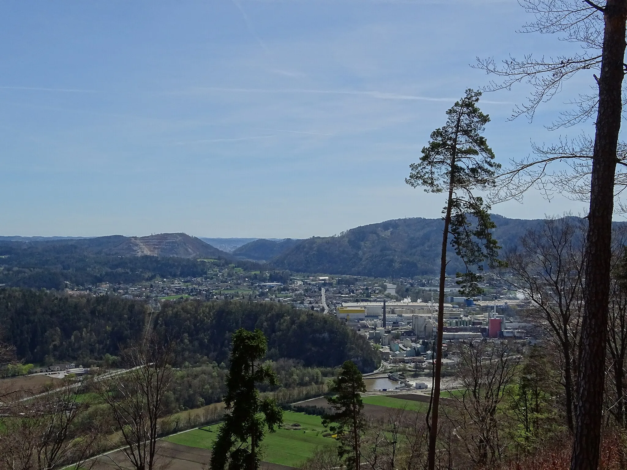 Photo showing: View from the Gsollerkogel to Gratkorn