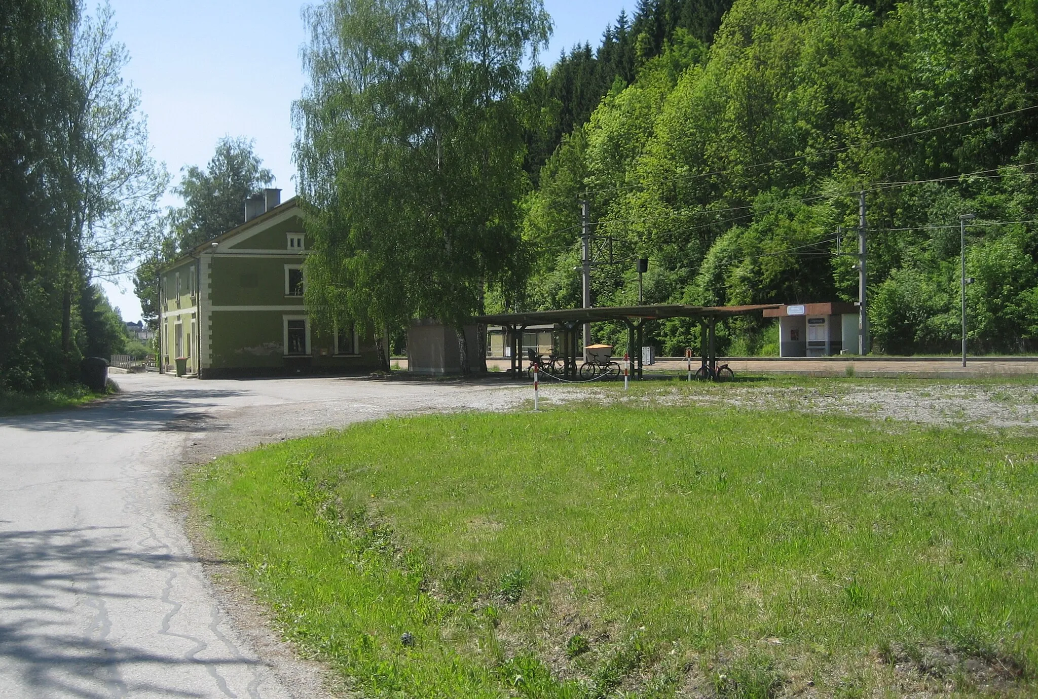 Photo showing: Train station Langenwang in Styria