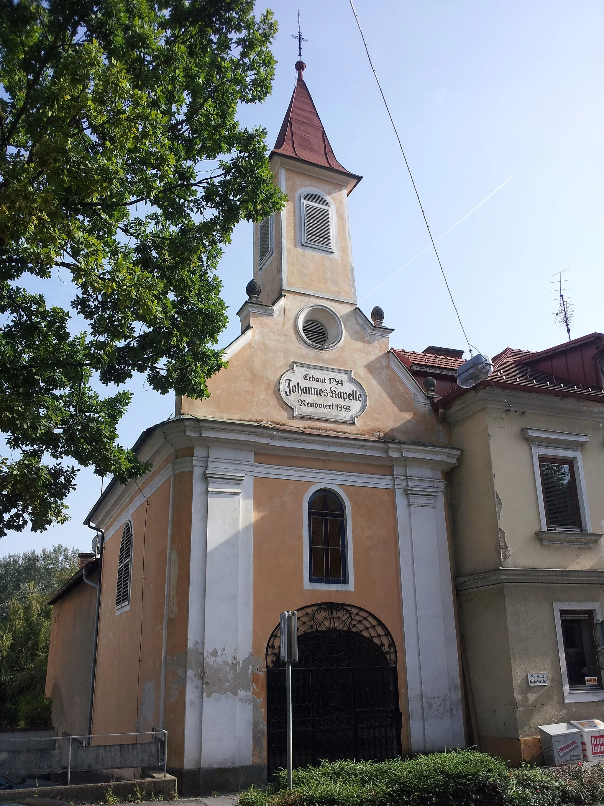 Photo showing: Johanneskapelle in Graz, Mariatroster Straße