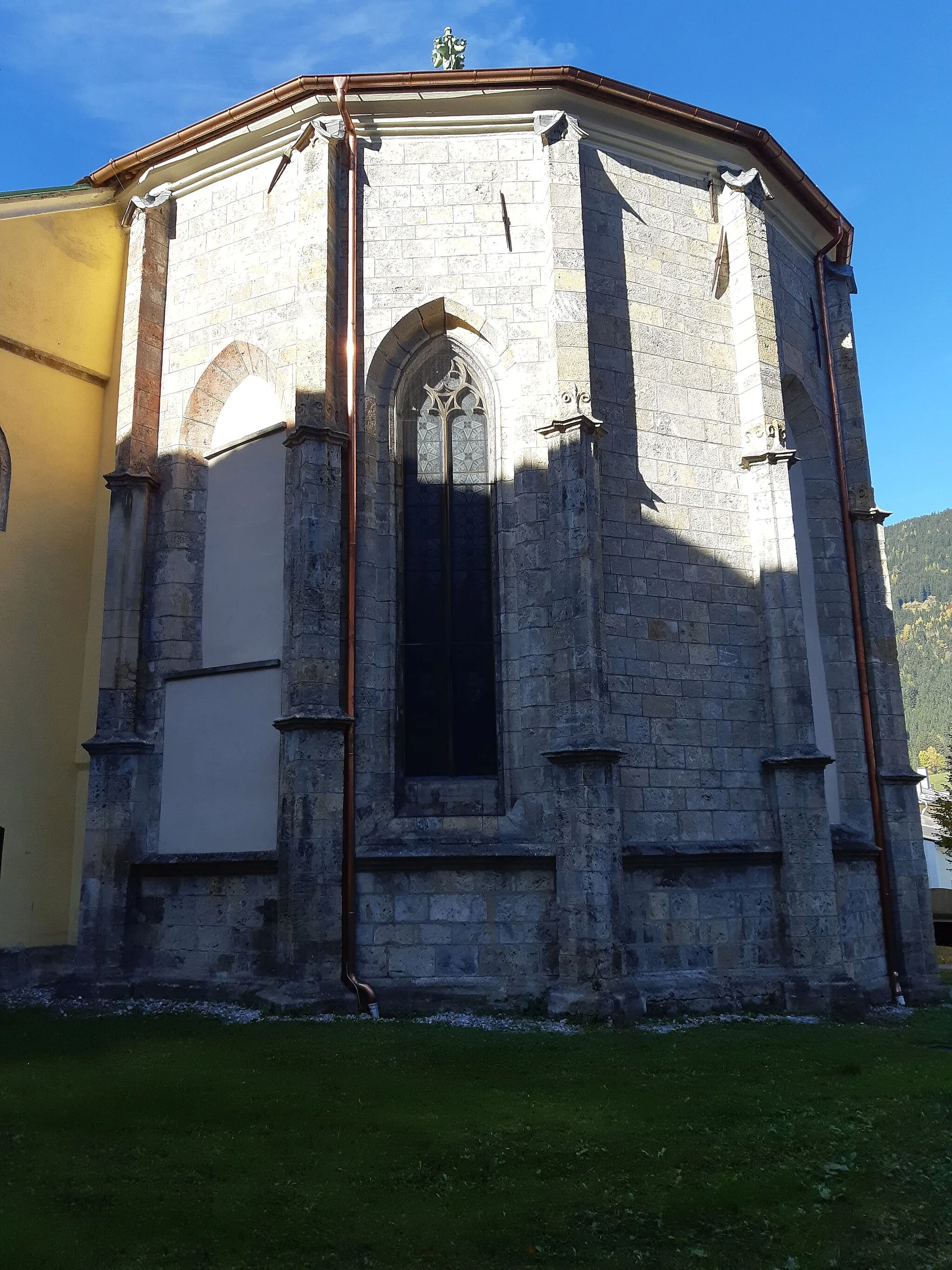 Photo showing: Parish church of St. Nikolaus in the municipality of Rottenmann in Styria, Austria.