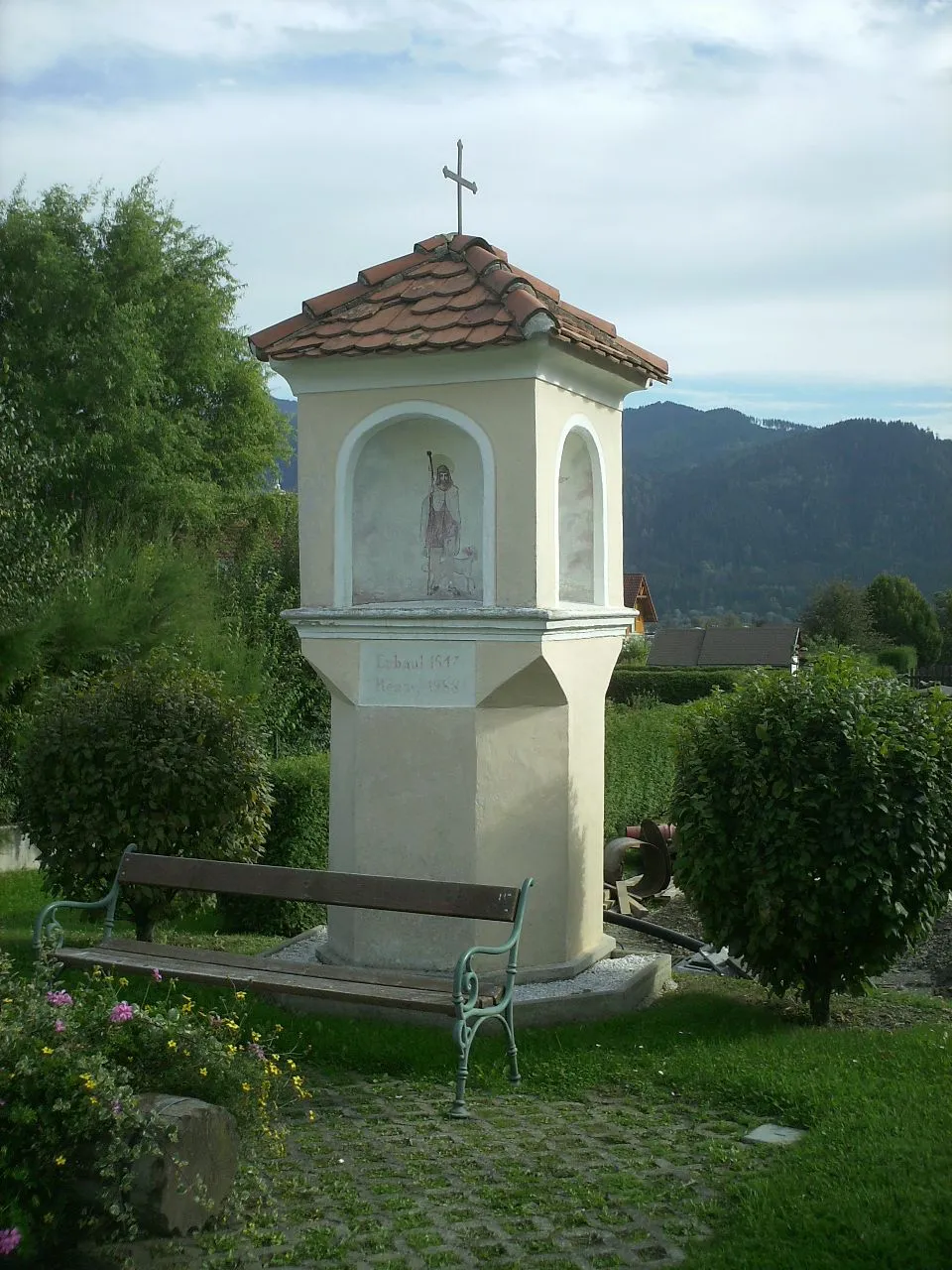 Photo showing: Bildstock in St. Lorenzen i.M./Österreich.
