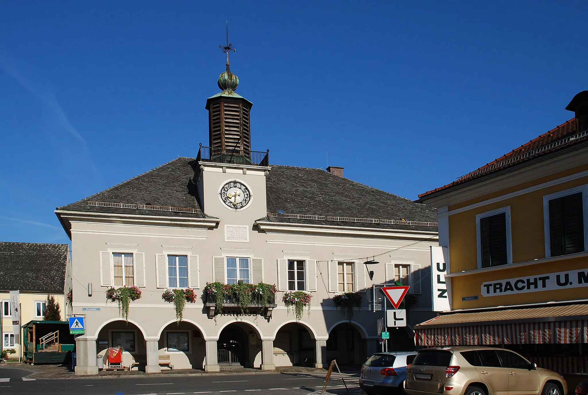 Photo showing: Stainz, Rathaus, Gemeindeamt am Hauptplatz