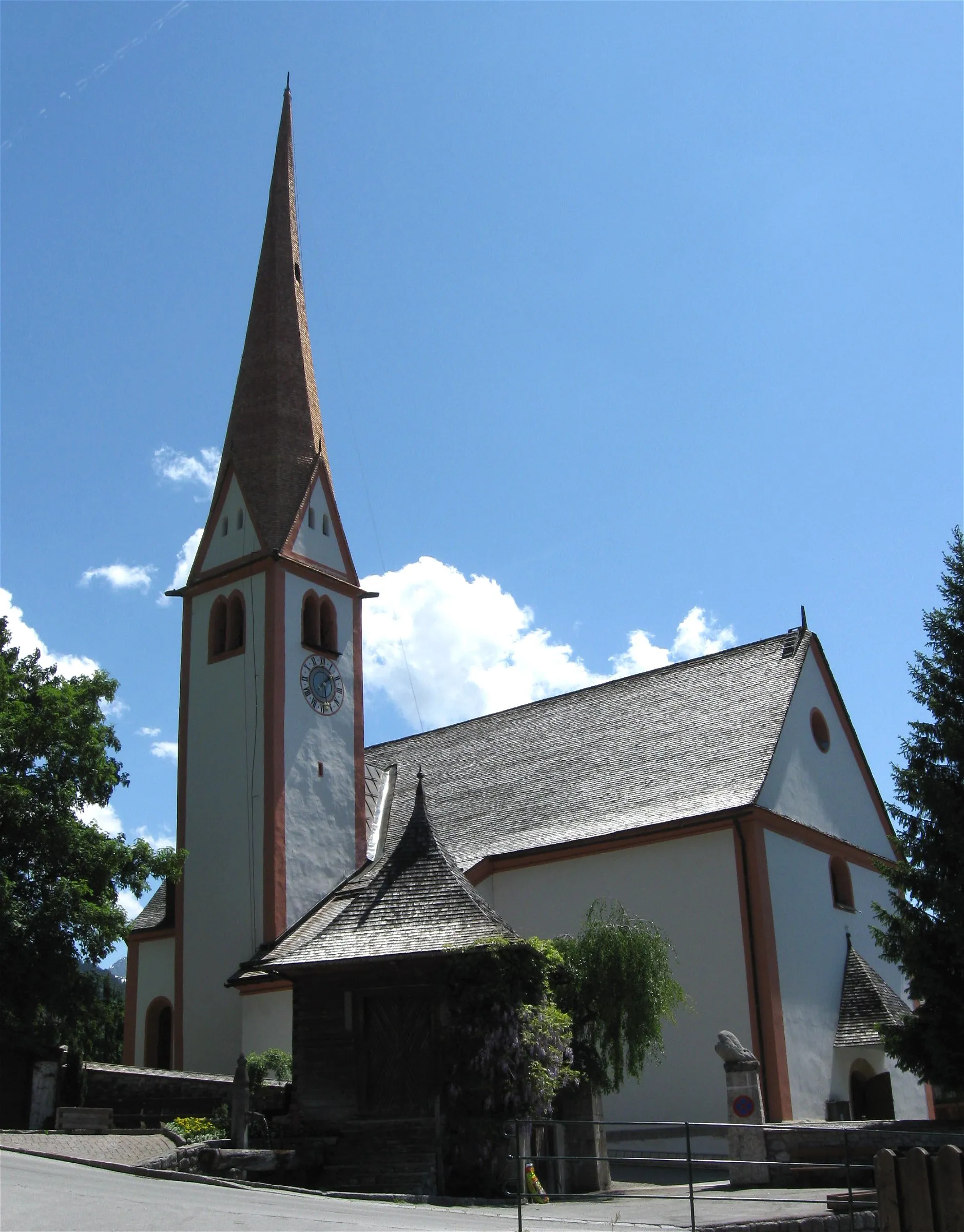 Photo showing: Alpbach, Tirol, Kirche St. Oswald