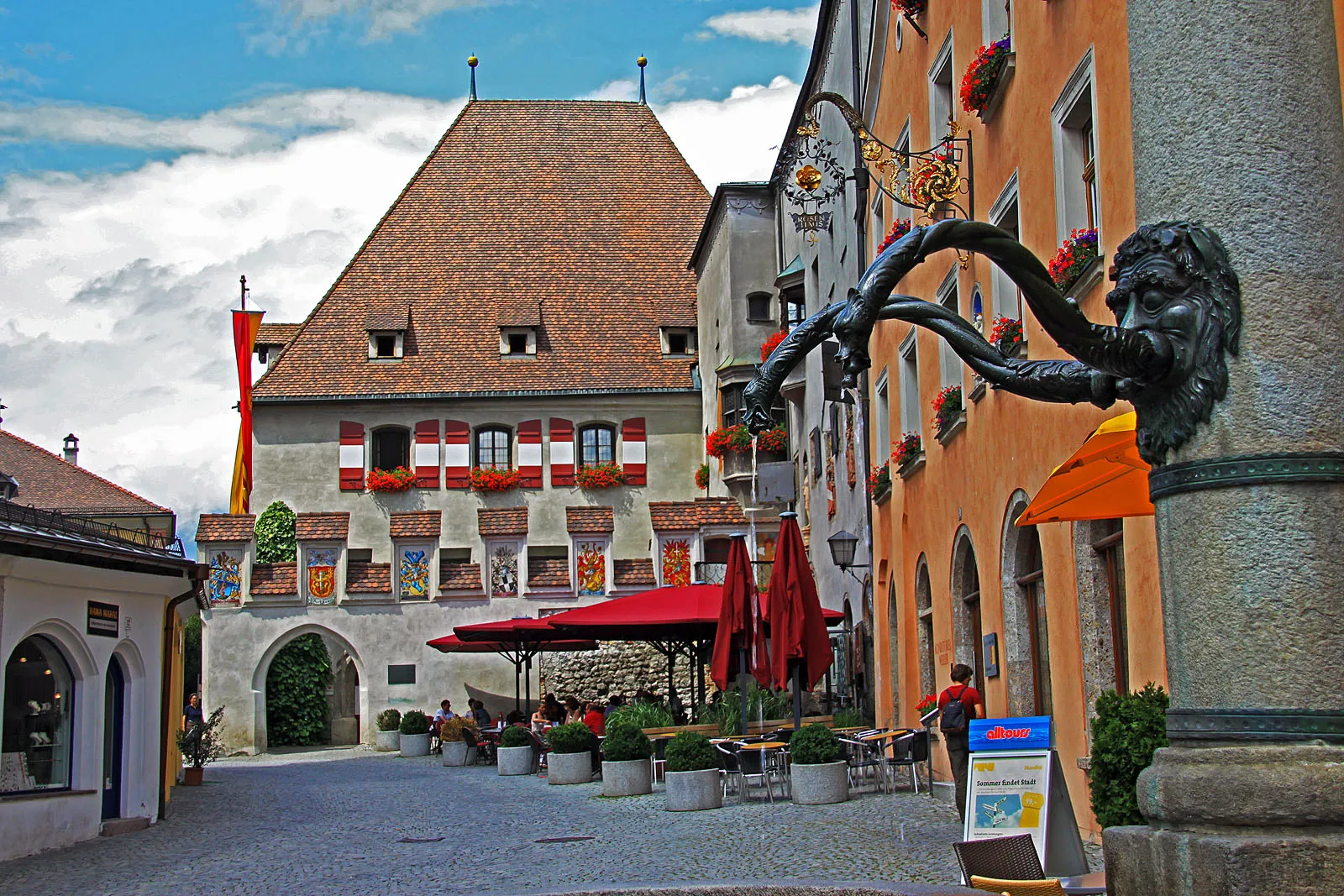 Photo showing: Oberer Stadtplatz in Hall.