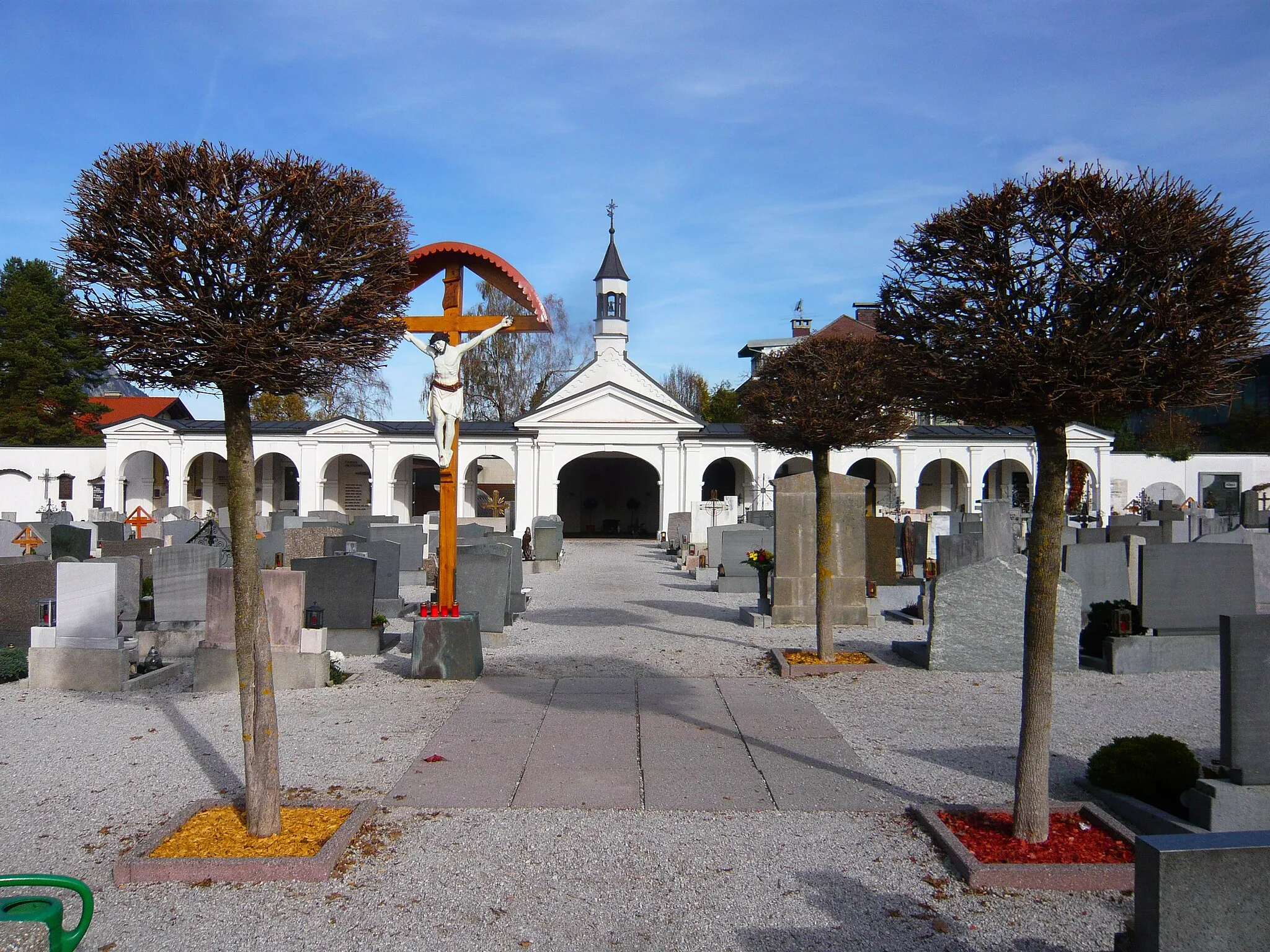 Photo showing: Friedhof Kirchbichl - Ulricusstraße 15, Kirchbichl