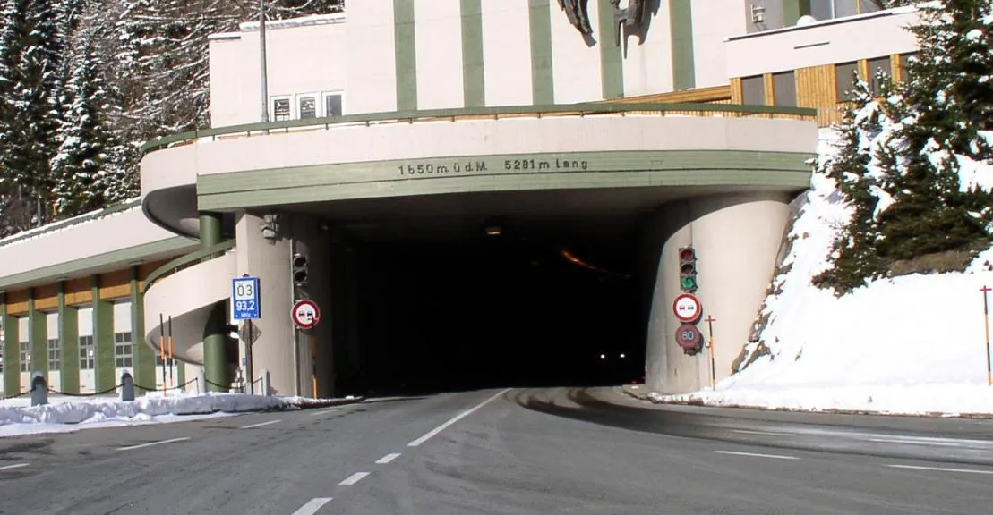 Photo showing: Bild vom Felbertauer-Tunnel, groß