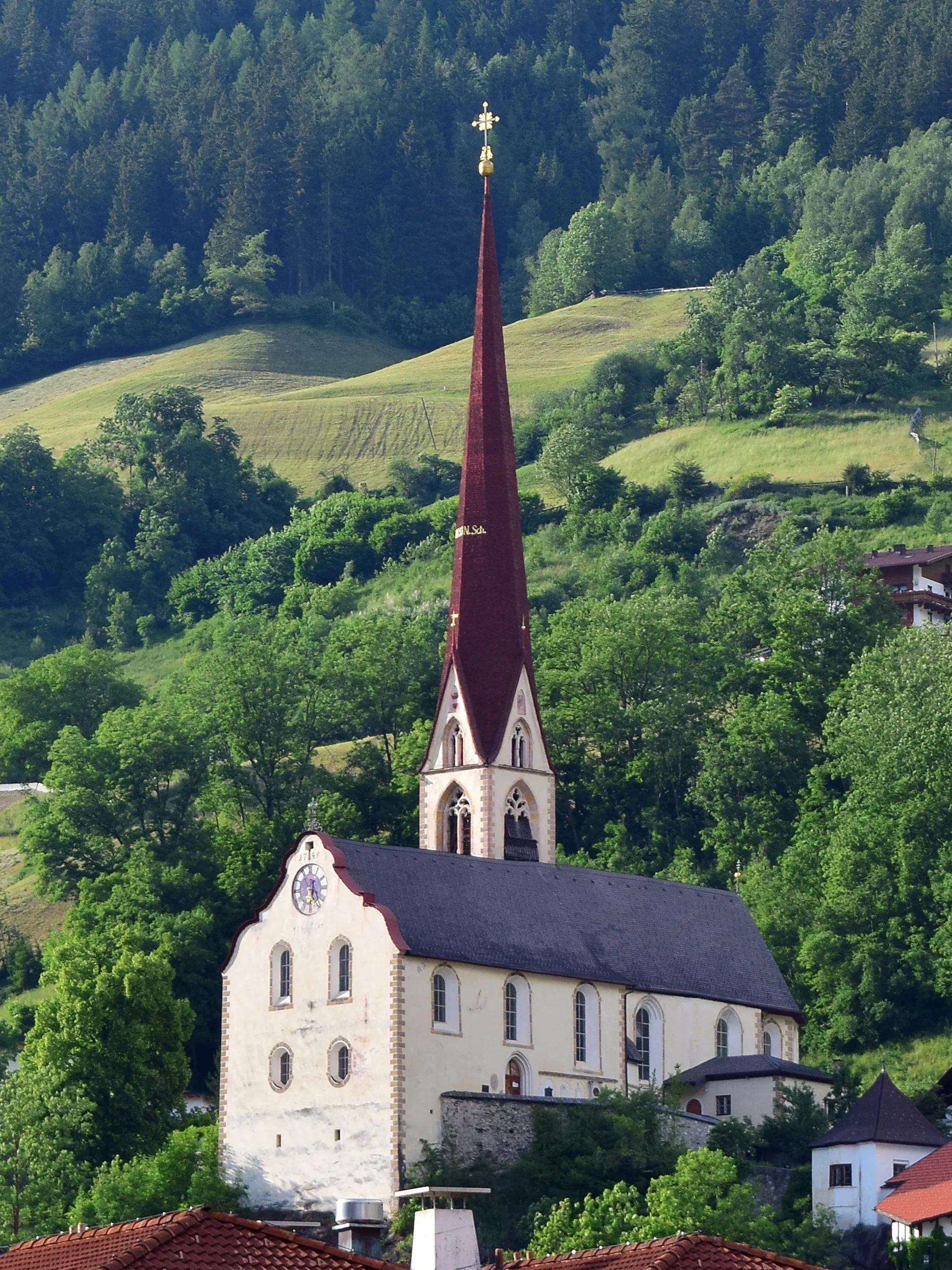 Photo showing: Kath. Pfarrkirche hll. Georg und Nikolaus