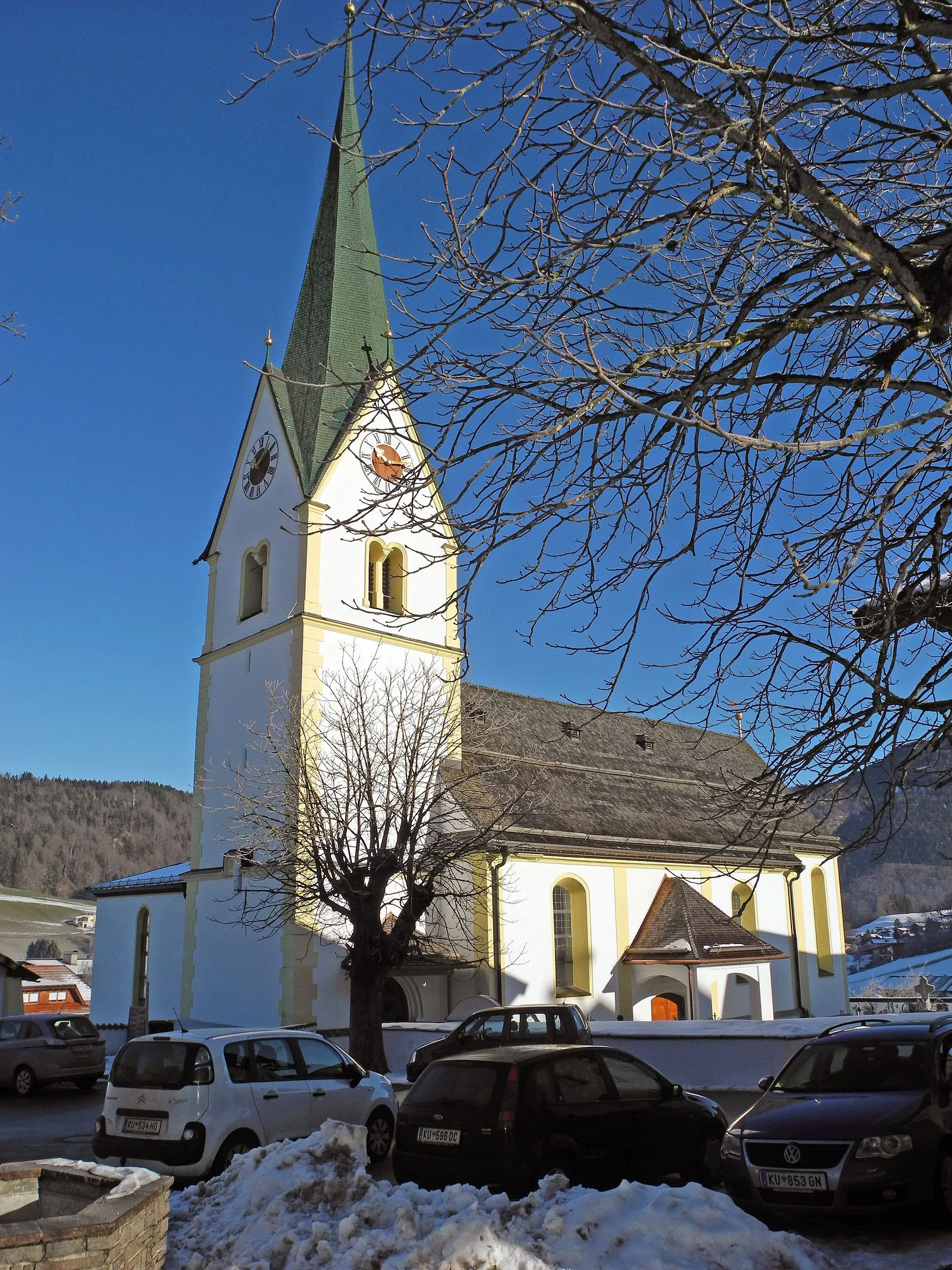 Photo showing: Hl. Ägidius church in Schwoich