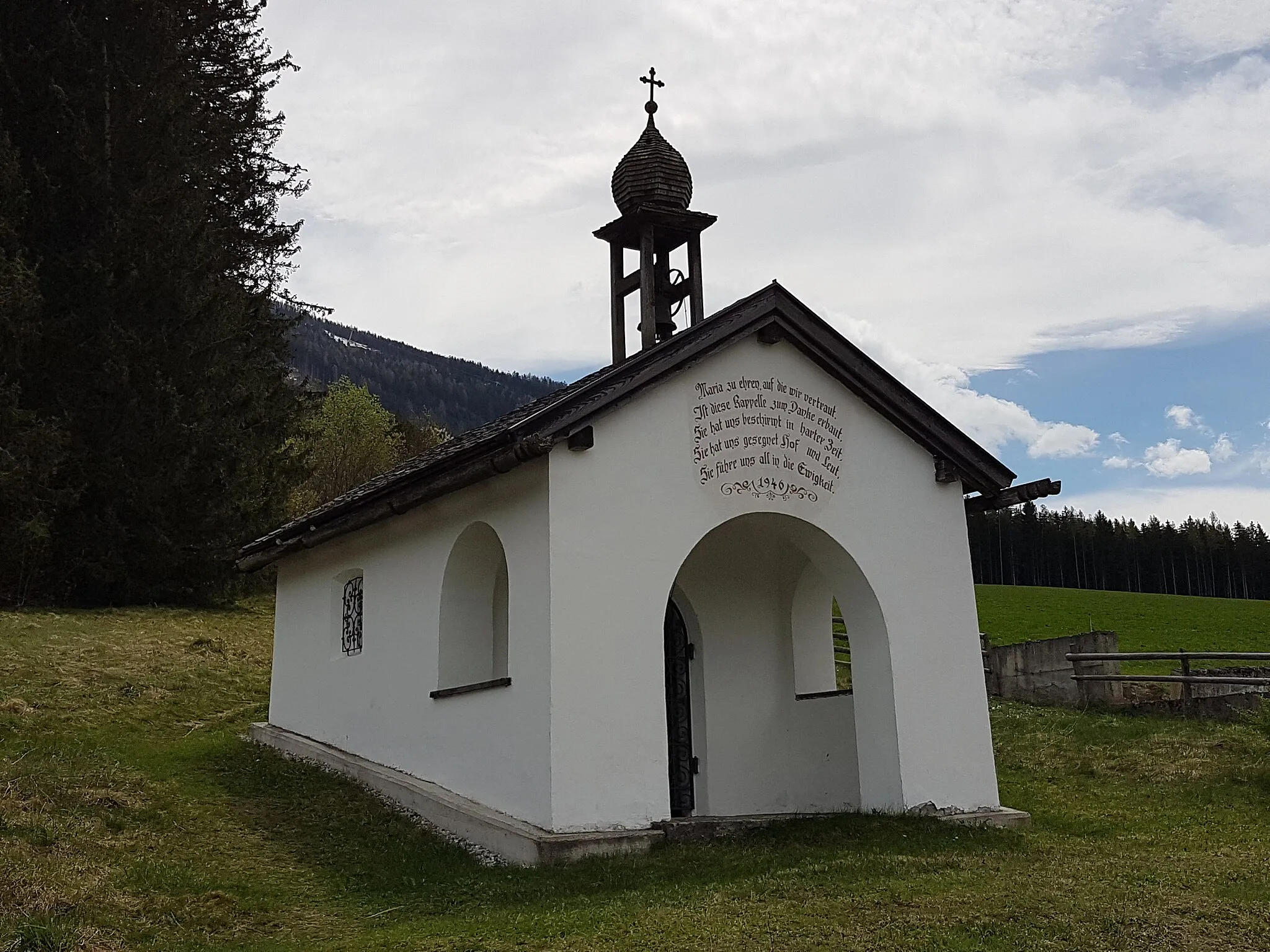 Photo showing: Sistrans, Hofkapelle Perchegg (Oberkoflerweg)